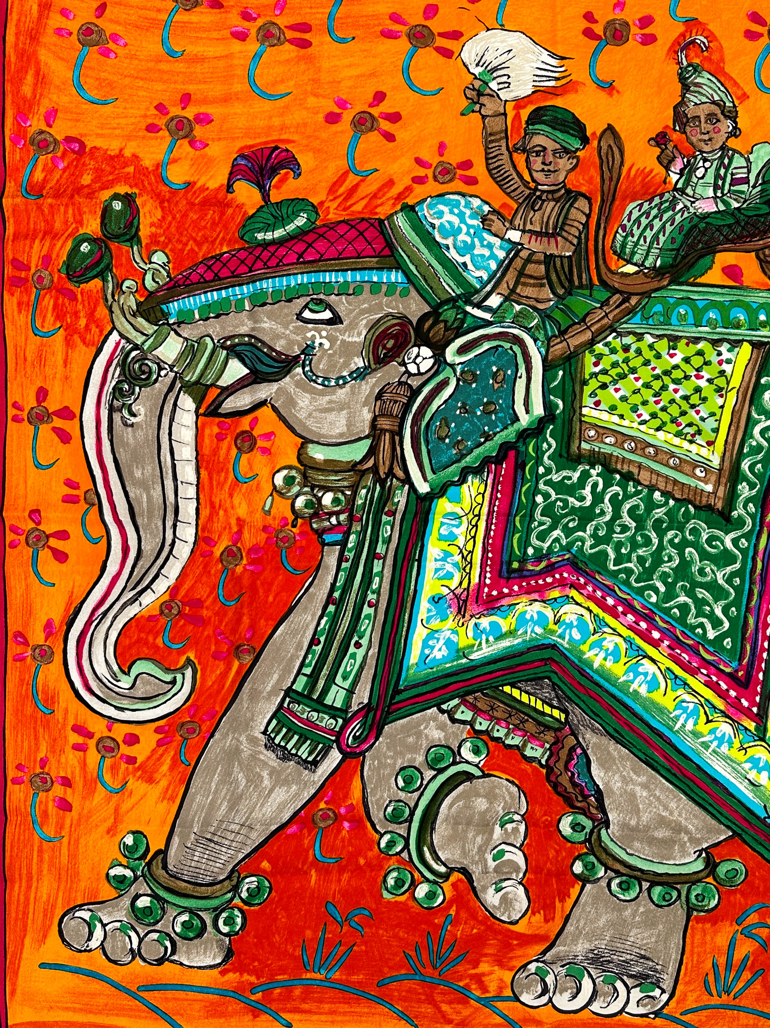 Hermès Beloved India 90