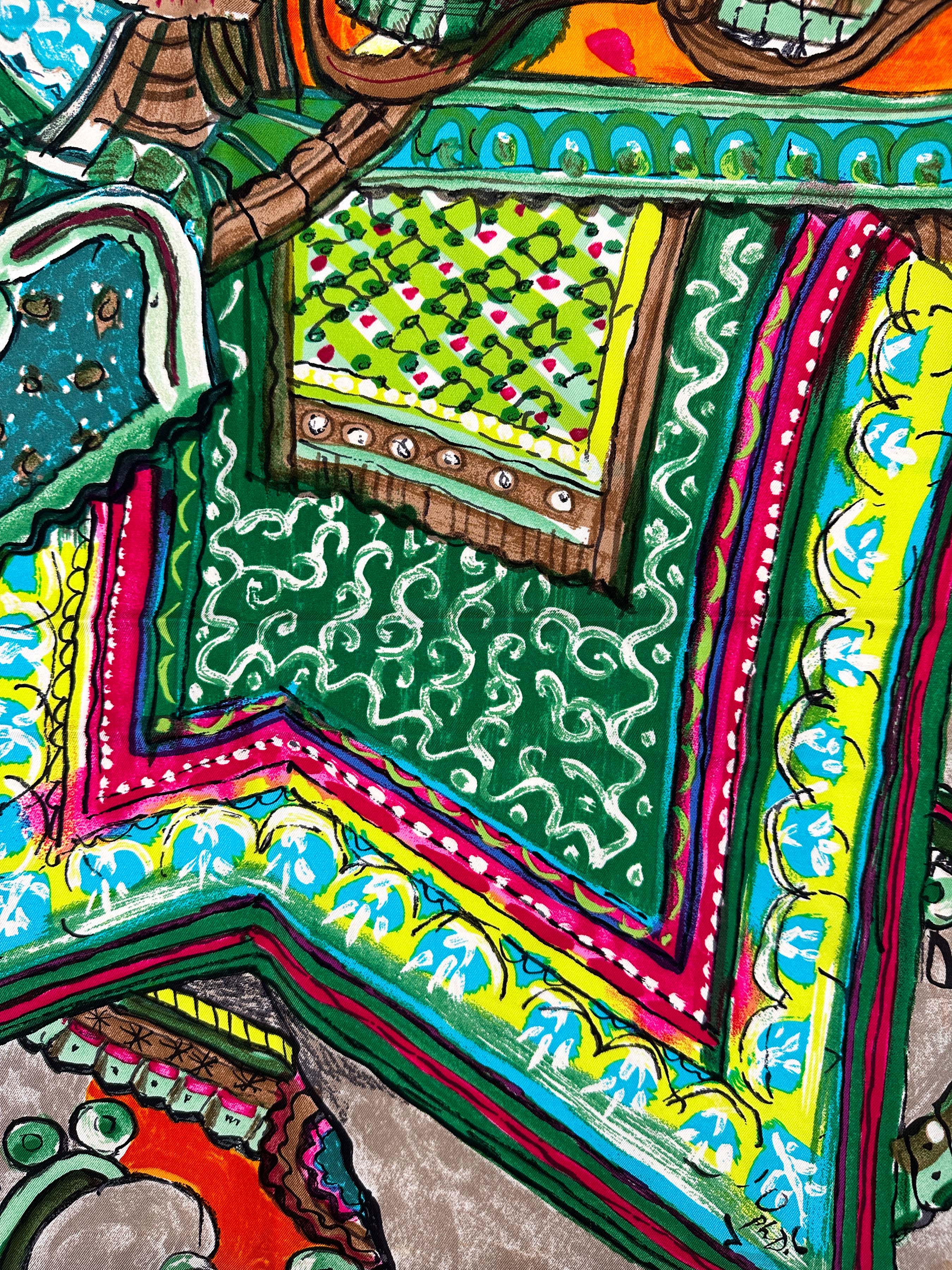Hermès Beloved India 90