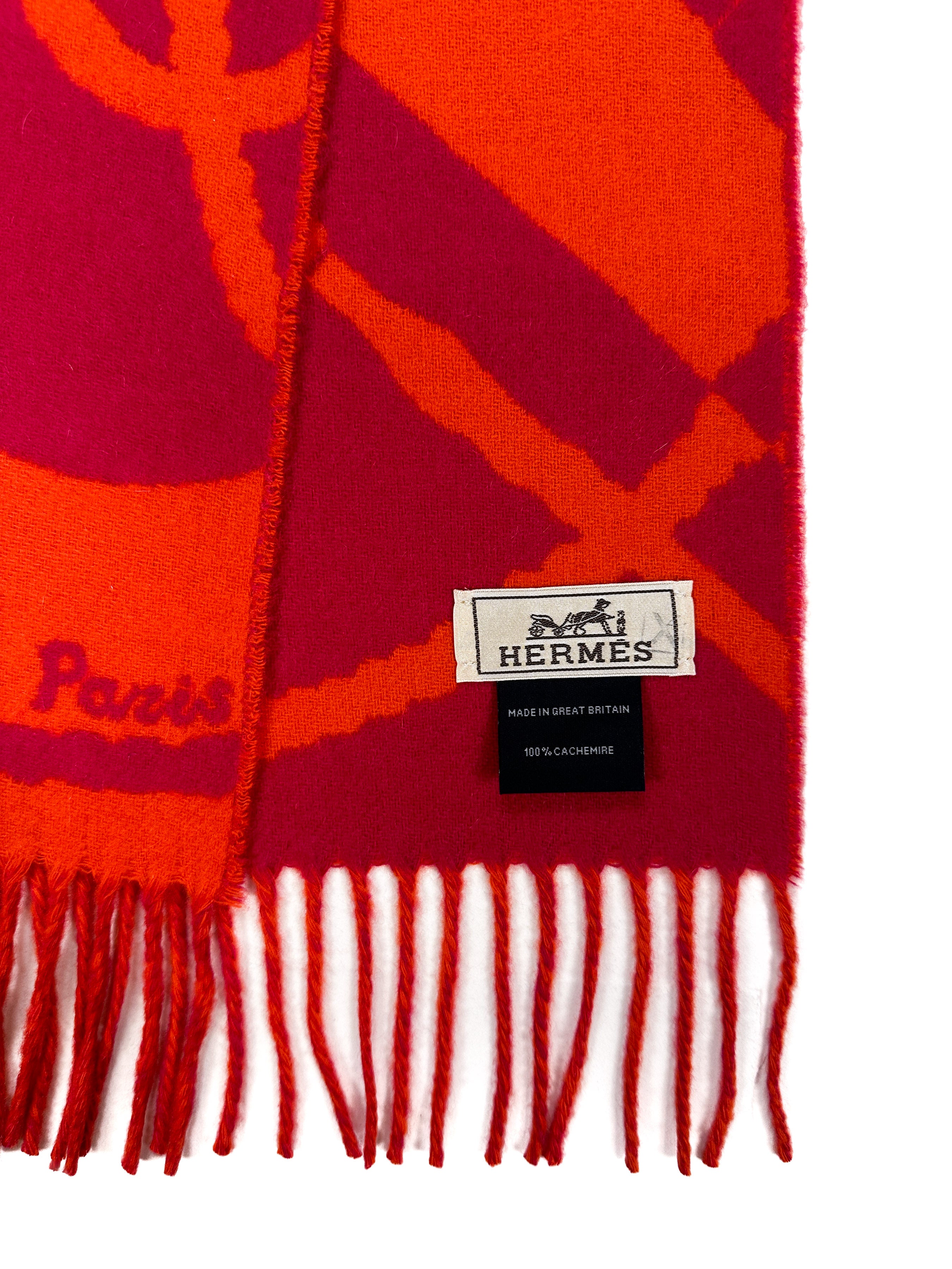 Hermès Echarpe Clic Clac Cashmere Shawl