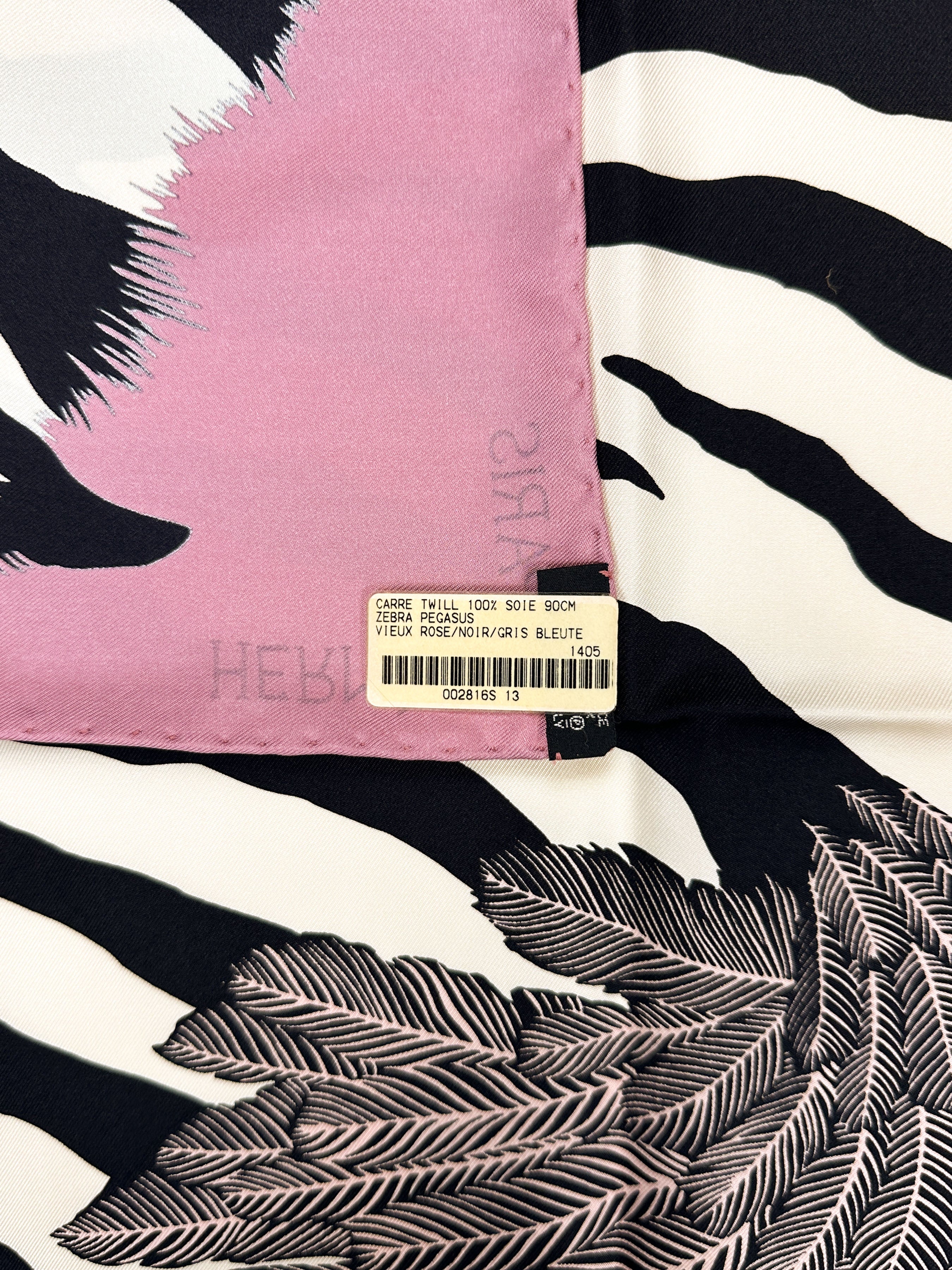 Hermès Zebra Pegasus 90