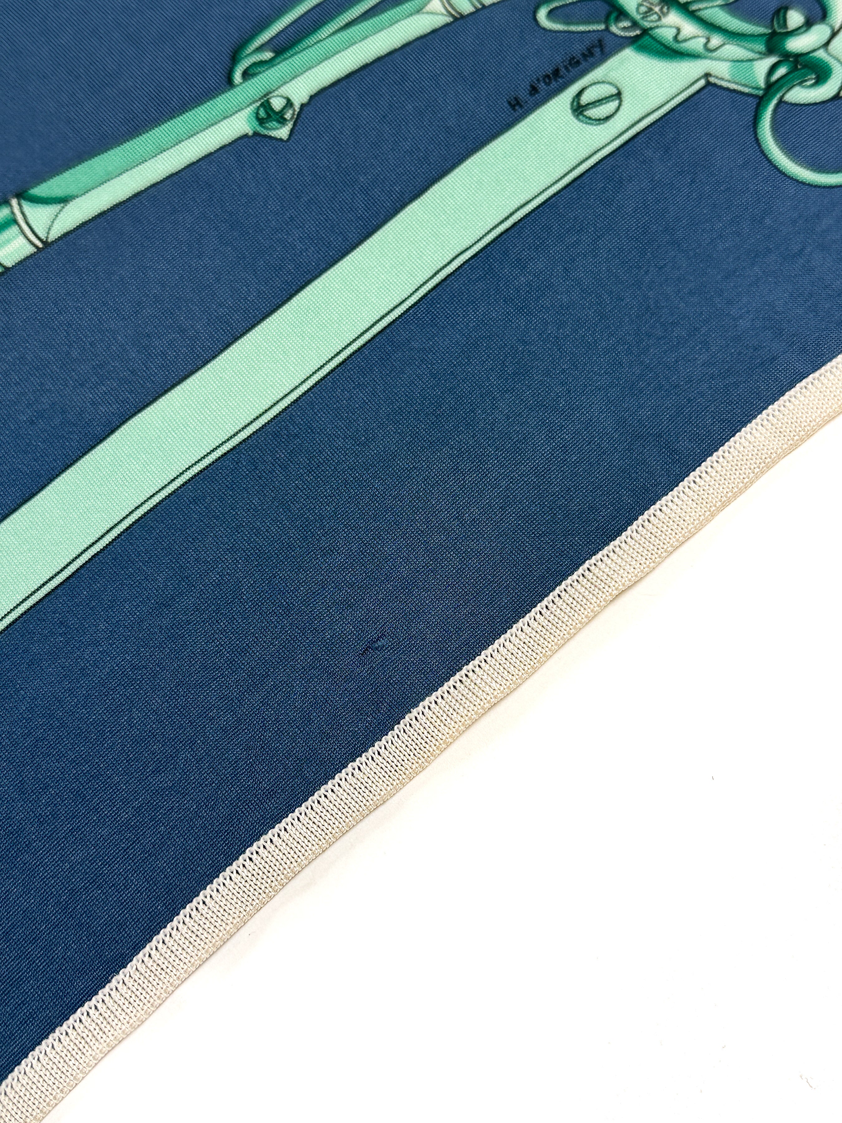 Hermès Mors et Gourmettes Silk Jersey 90
