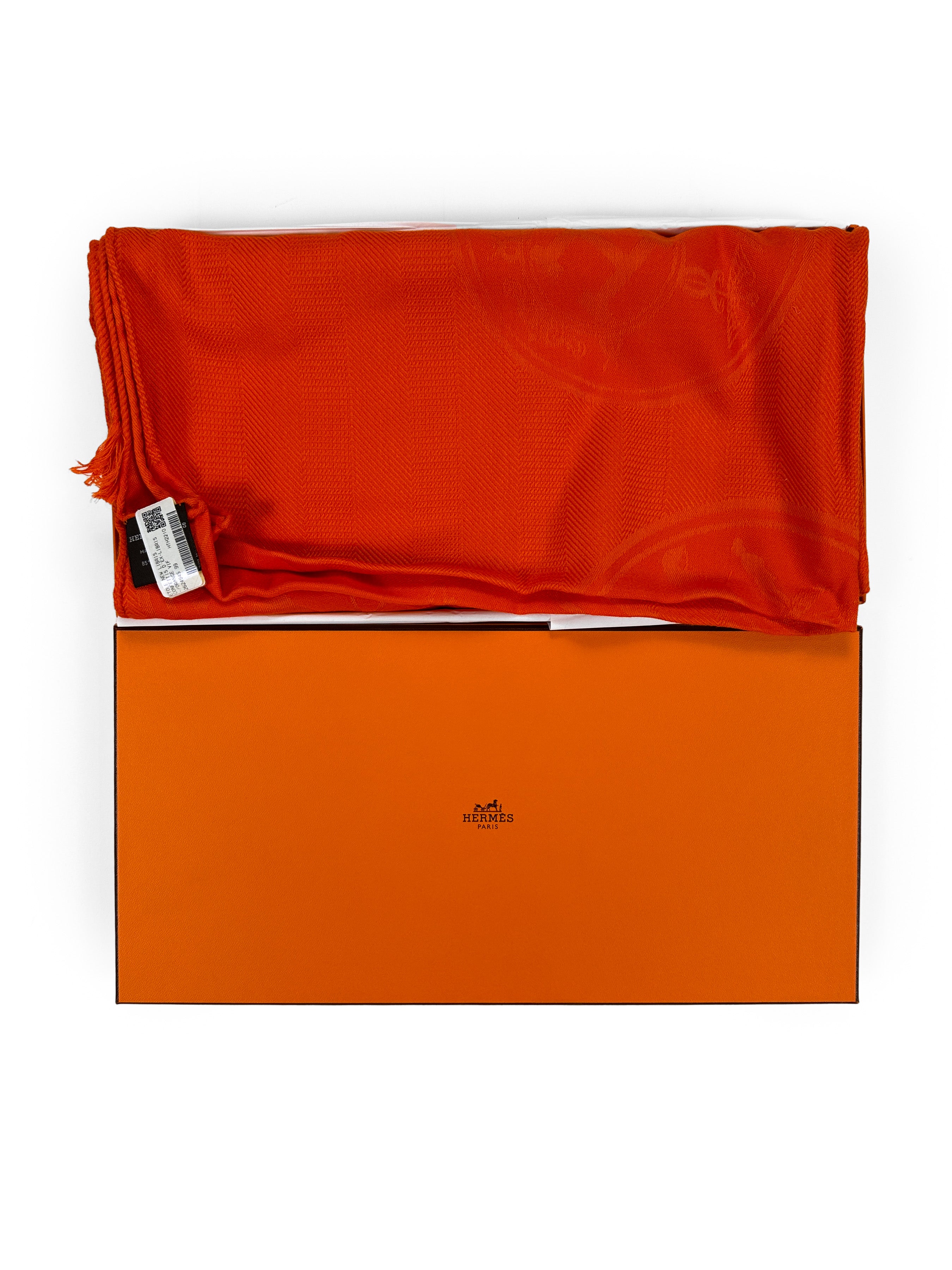 Hermès New Libris Cashmere Silk Stole