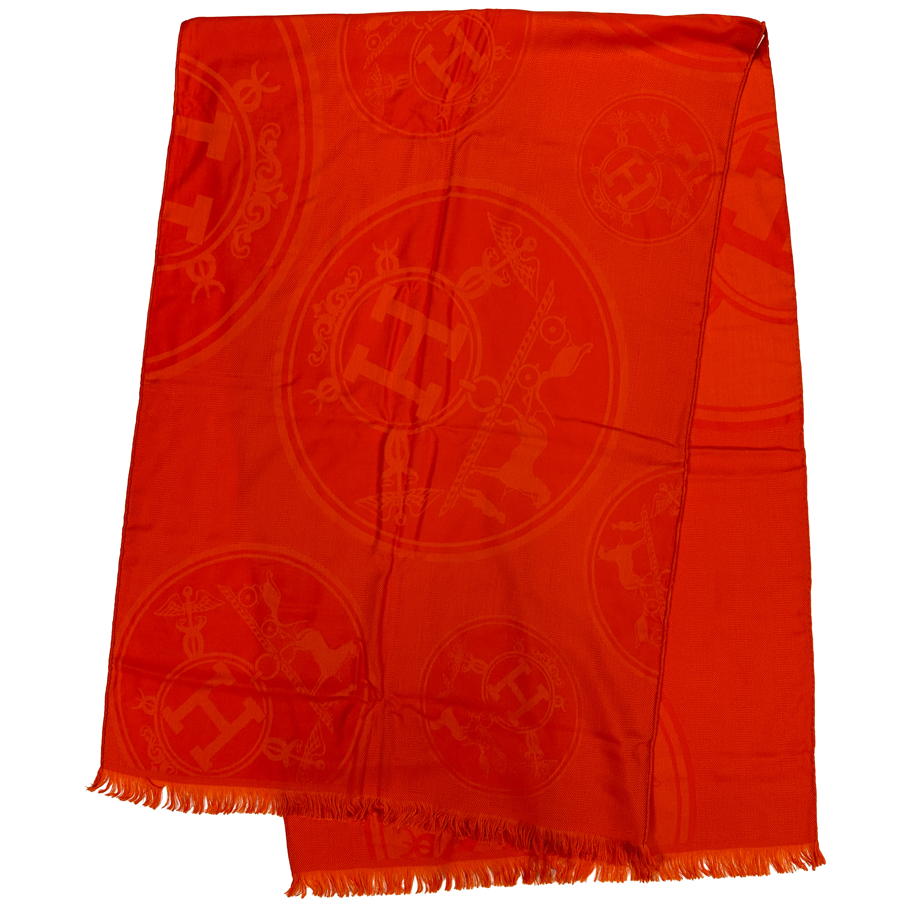 Hermès New Libris Cashmere Silk Stole