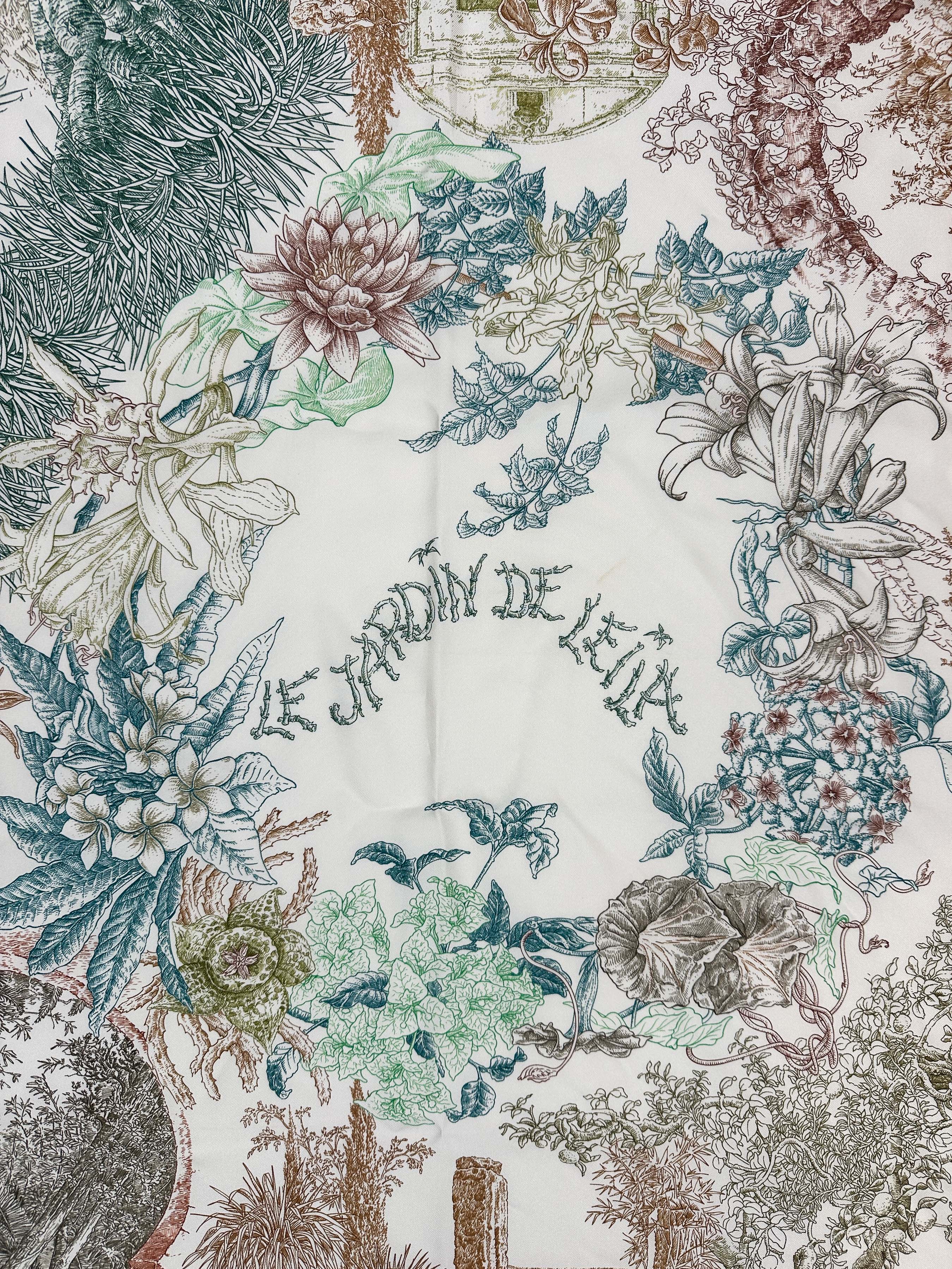 Hermès Le Jardin de Leïla 90