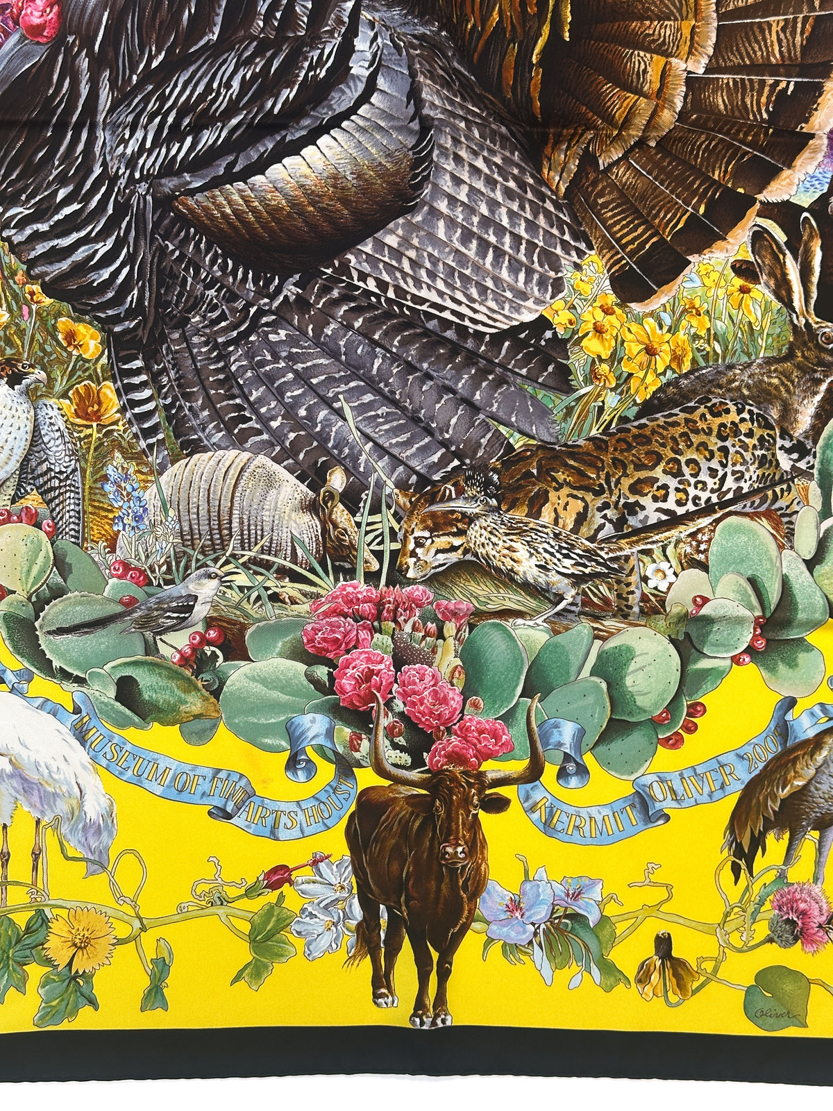 Hermès *Limited Edition Museum of Fine Arts Houston 2005* Faune et Flore du Texas 90