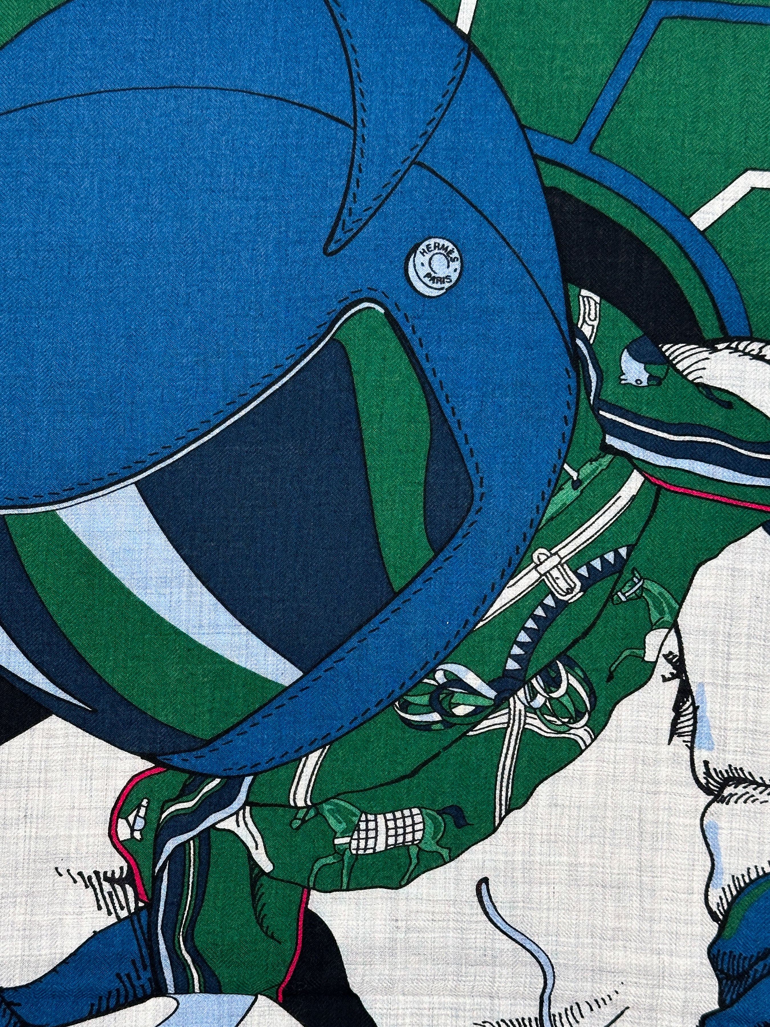 Hermès Mysterious Rider Cashmere Silk 140