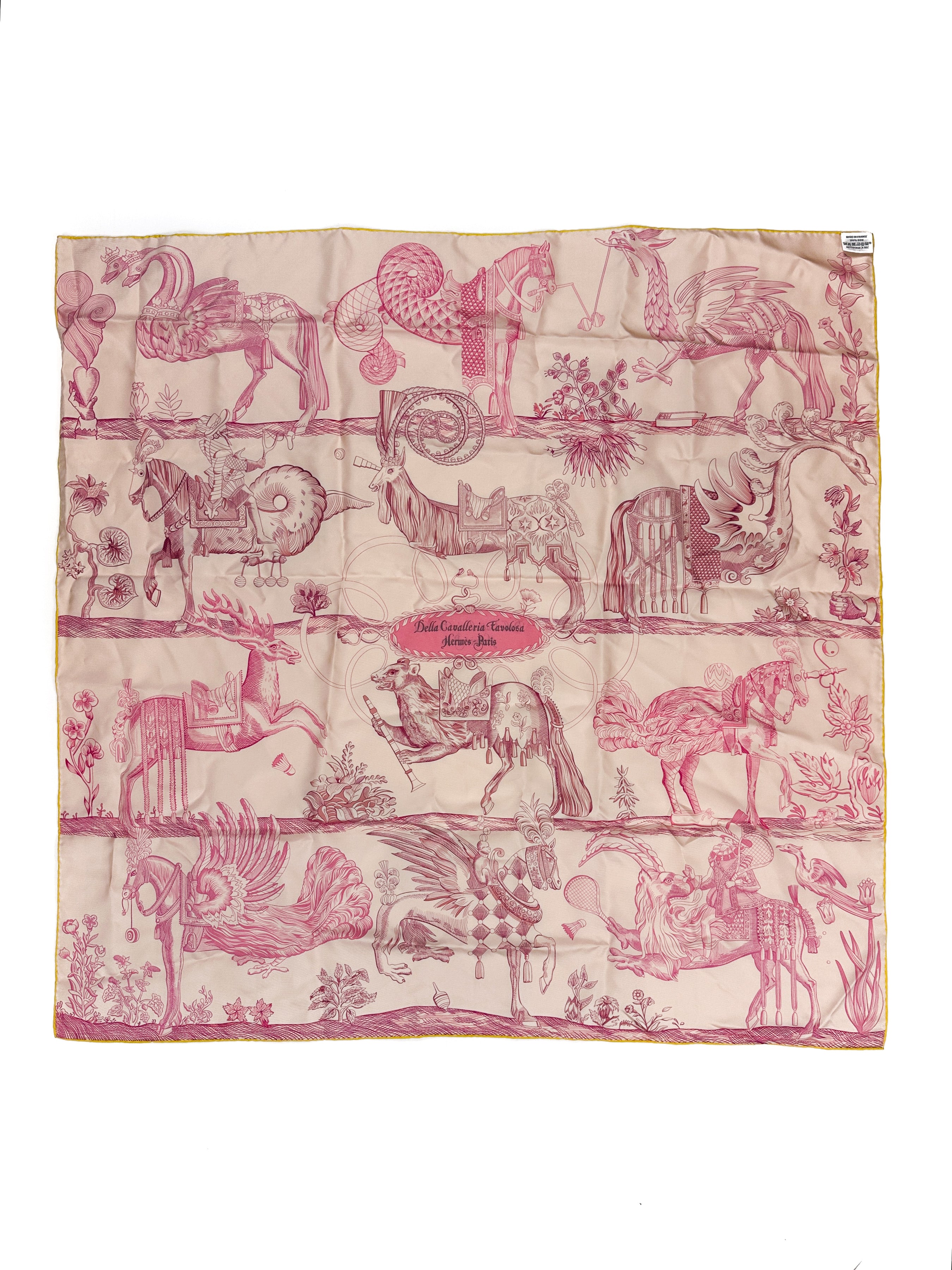 Hermès Della Cavalleria Favolosa Double Face 90