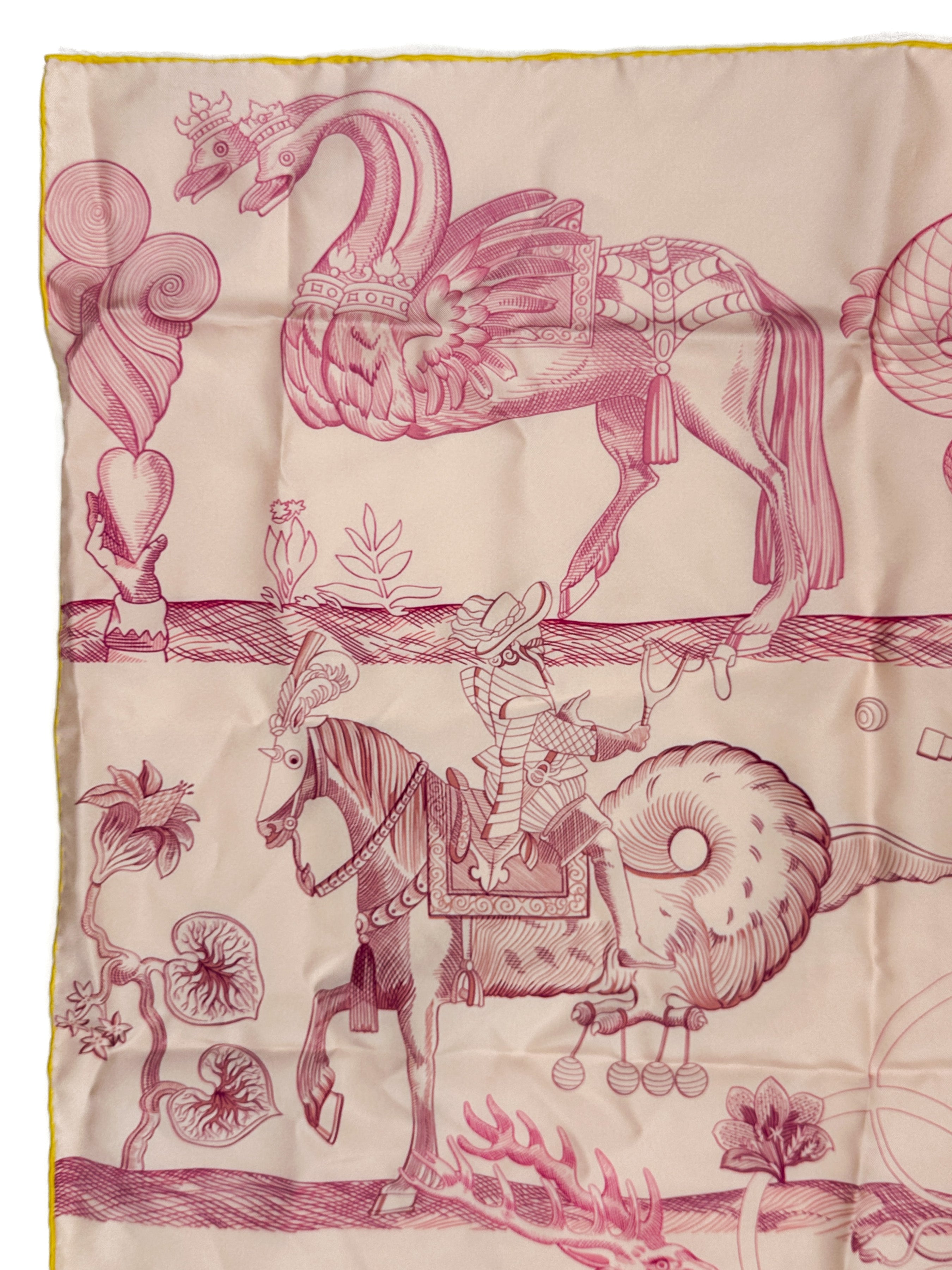 Hermès Della Cavalleria Favolosa Double Face 90