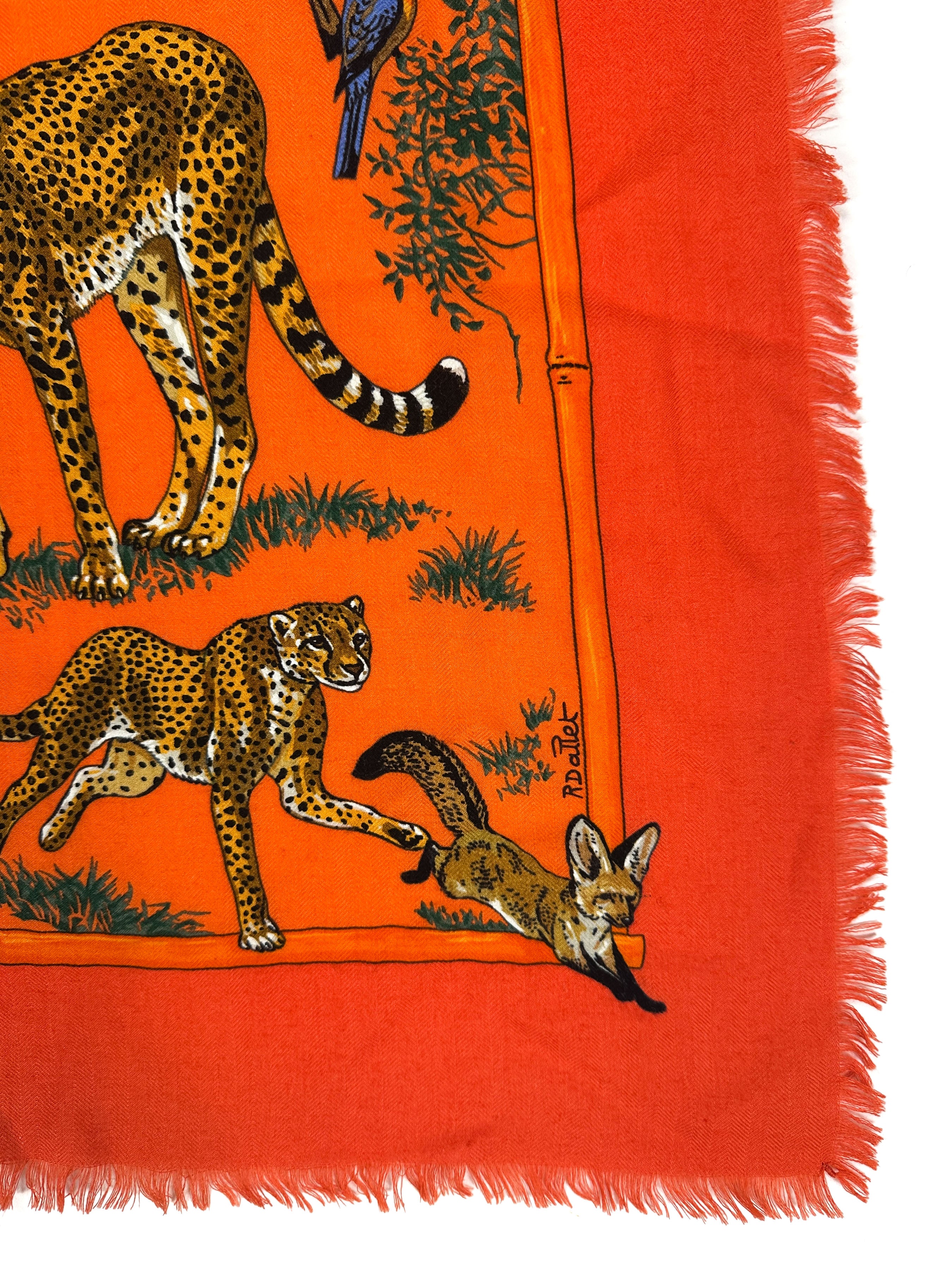 Hermès Tendresse Féline Cashmere 90
