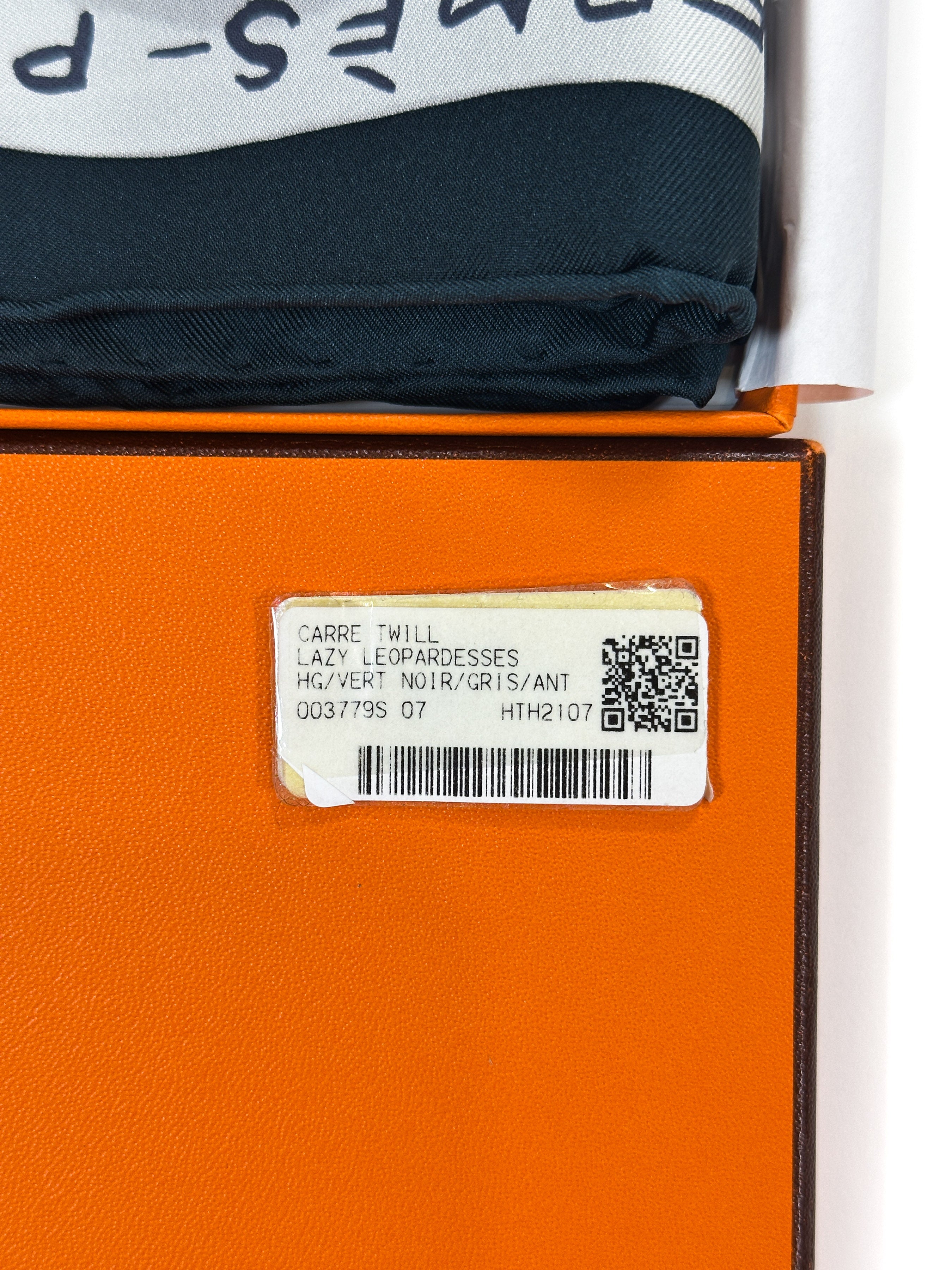 Hermès Lazy Leopardesses 90