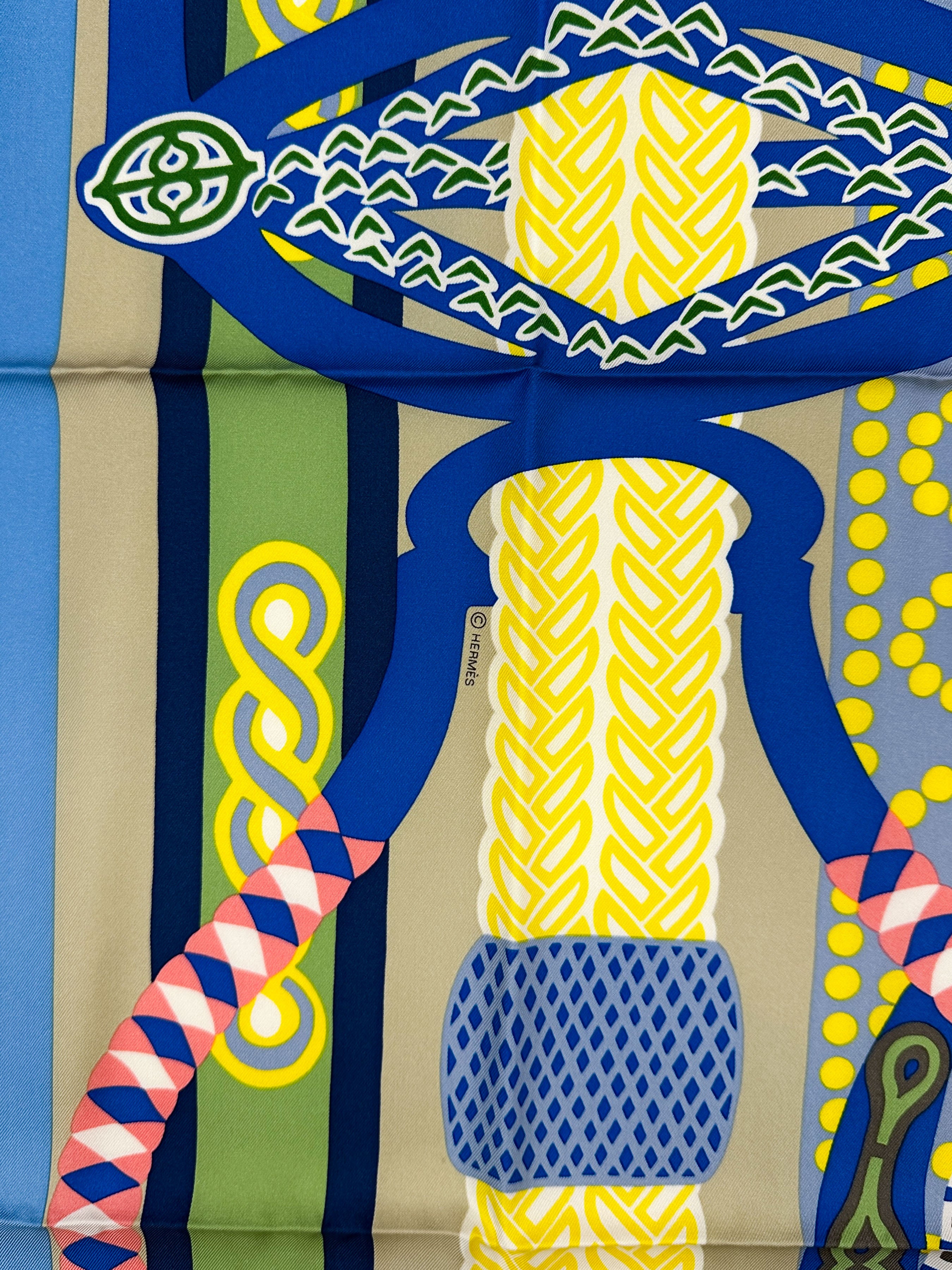Hermès Fantaisie d'Etriers 90cm