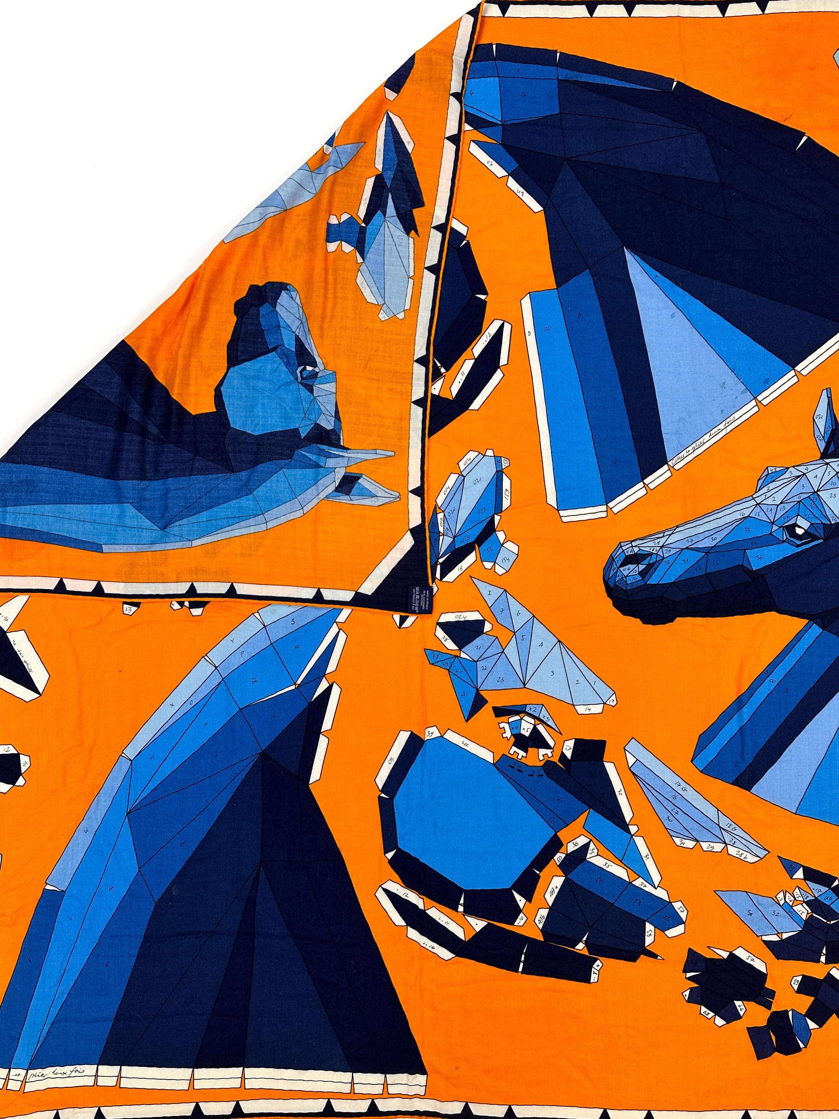 Hermès Se Plier au Jeu Cashmere Silk 140