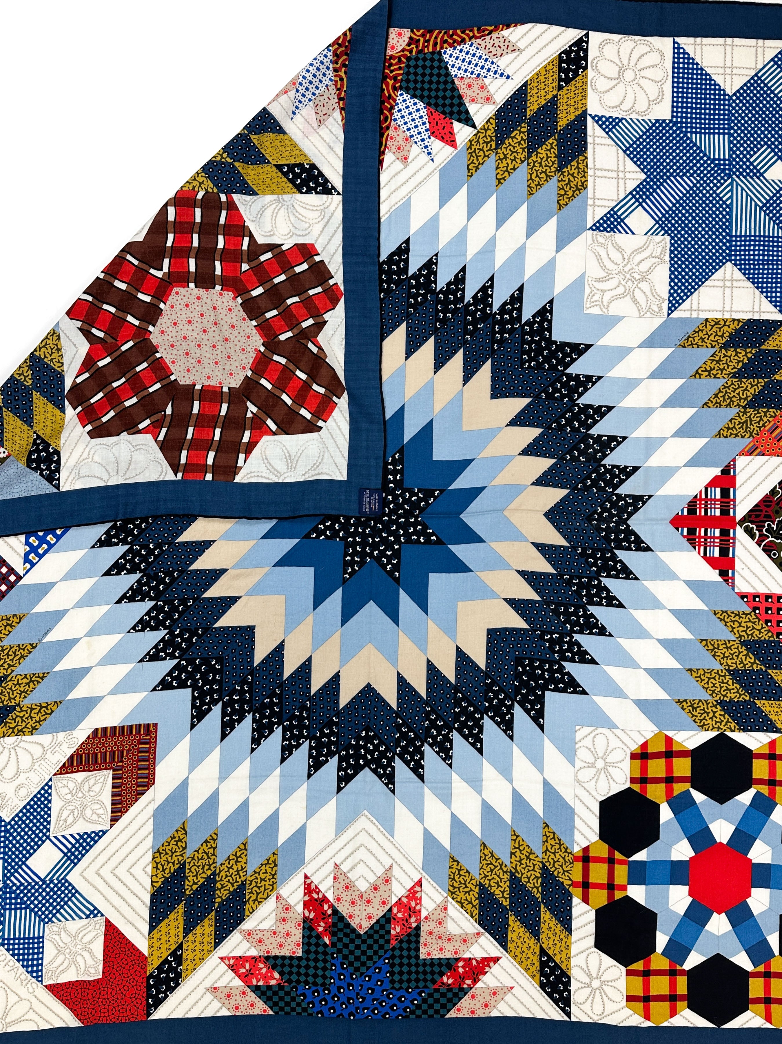 Hermès American Quilts Cashmere Silk 140