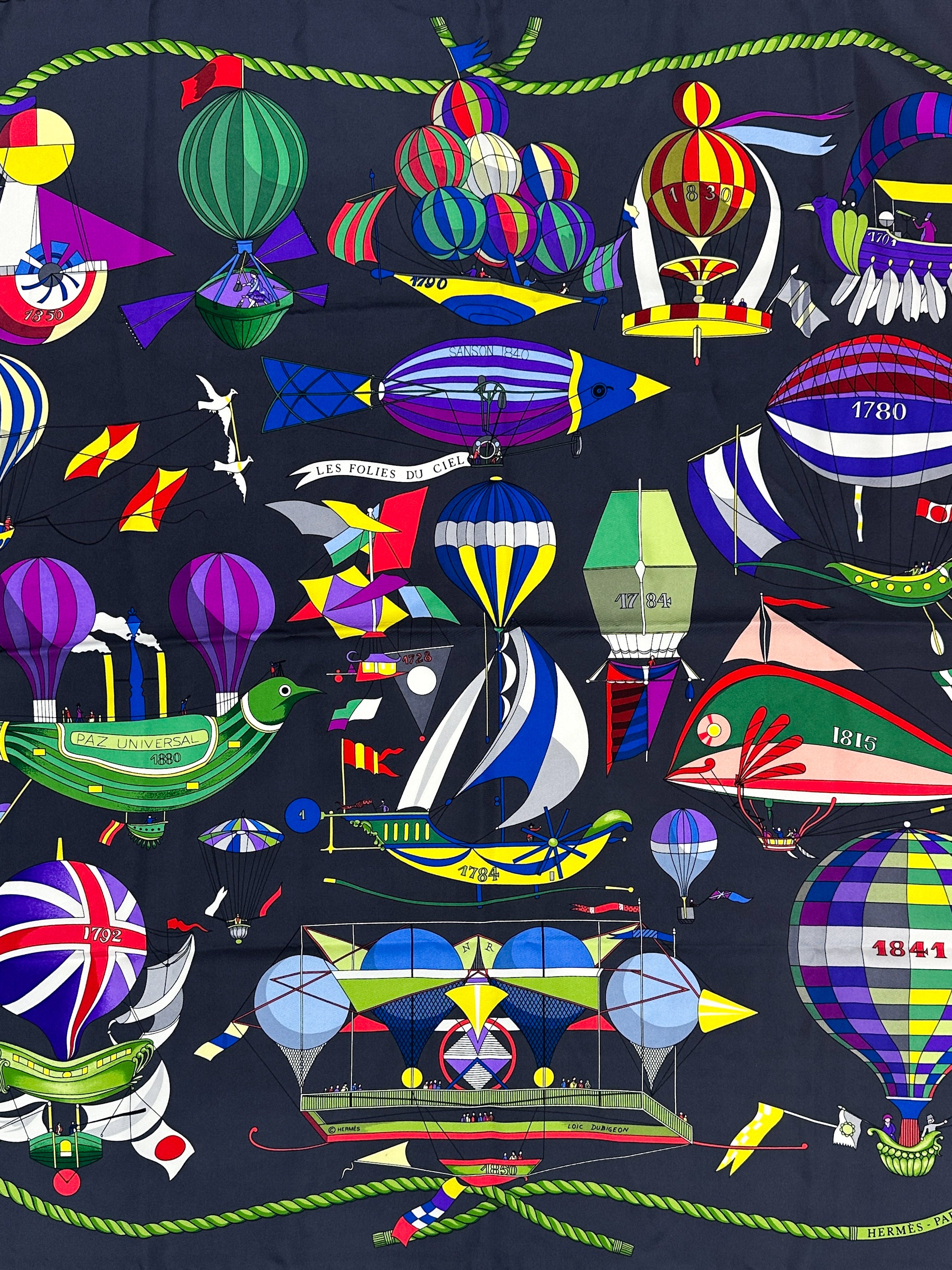 Hermès Folies du Ciel 90
