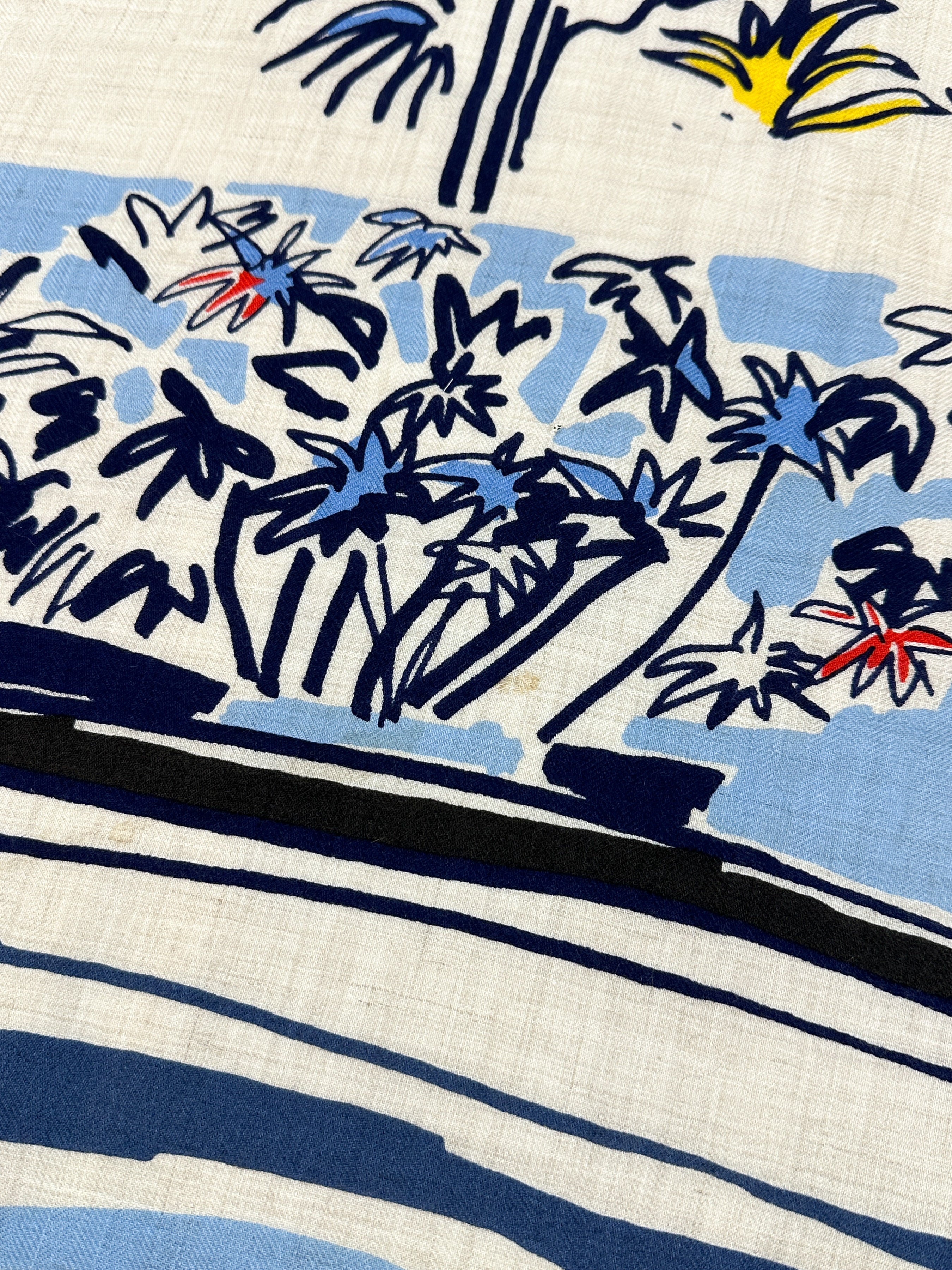 Hermès Rayures d'Ete Cashmere Silk 140