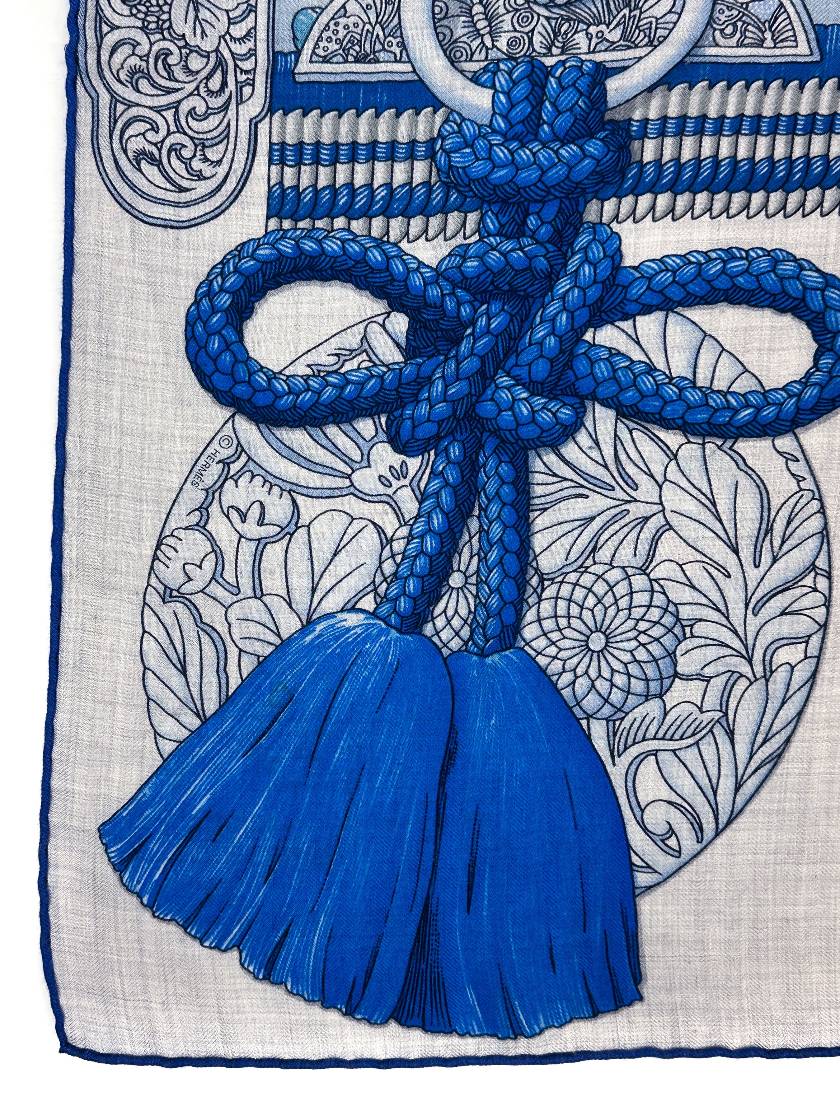 Hermès Parures de Samourais Cashmere Silk 140
