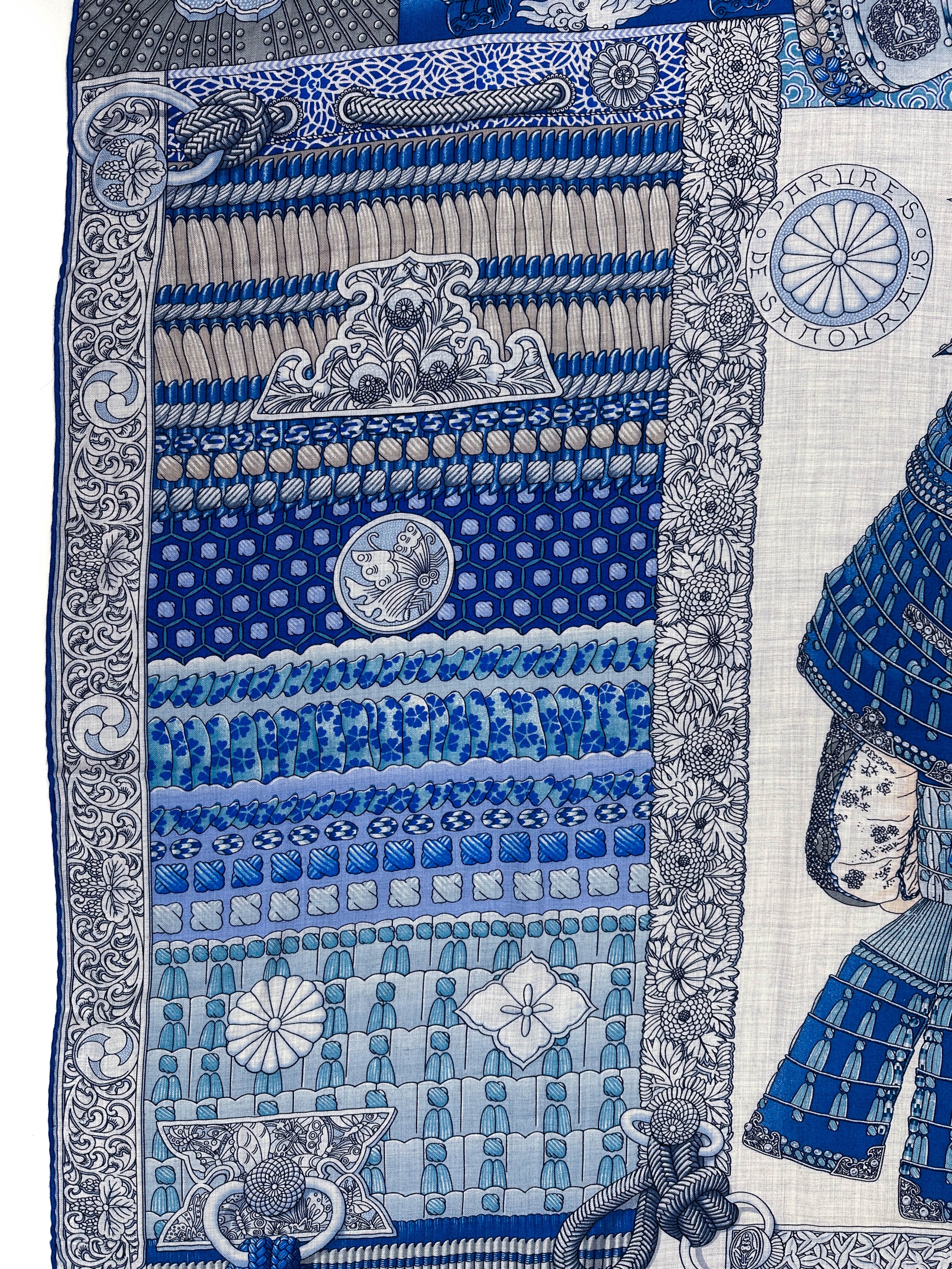 Hermès Parures de Samourais Cashmere Silk 140