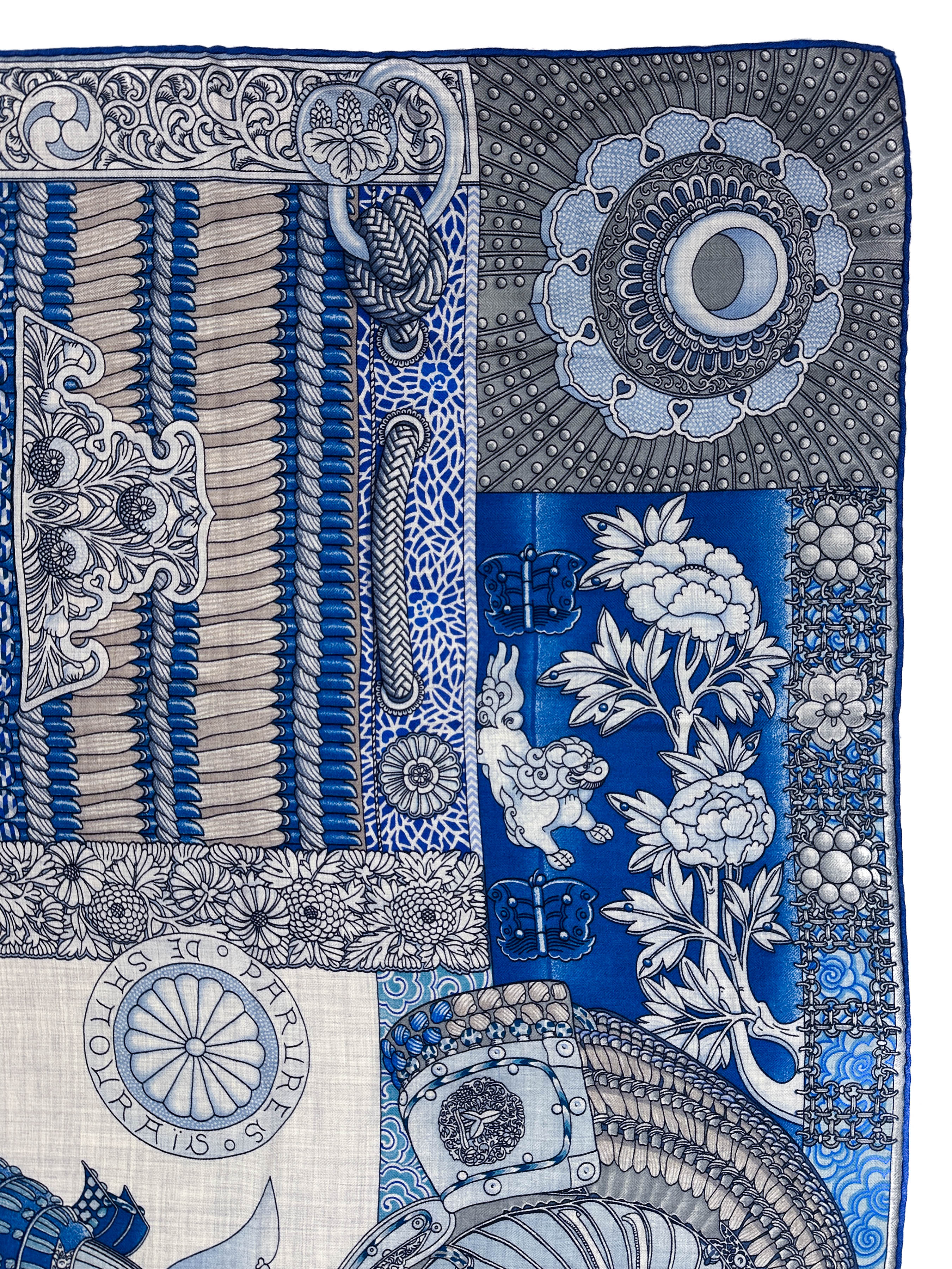 Hermès Parures de Samourais Cashmere Silk 140