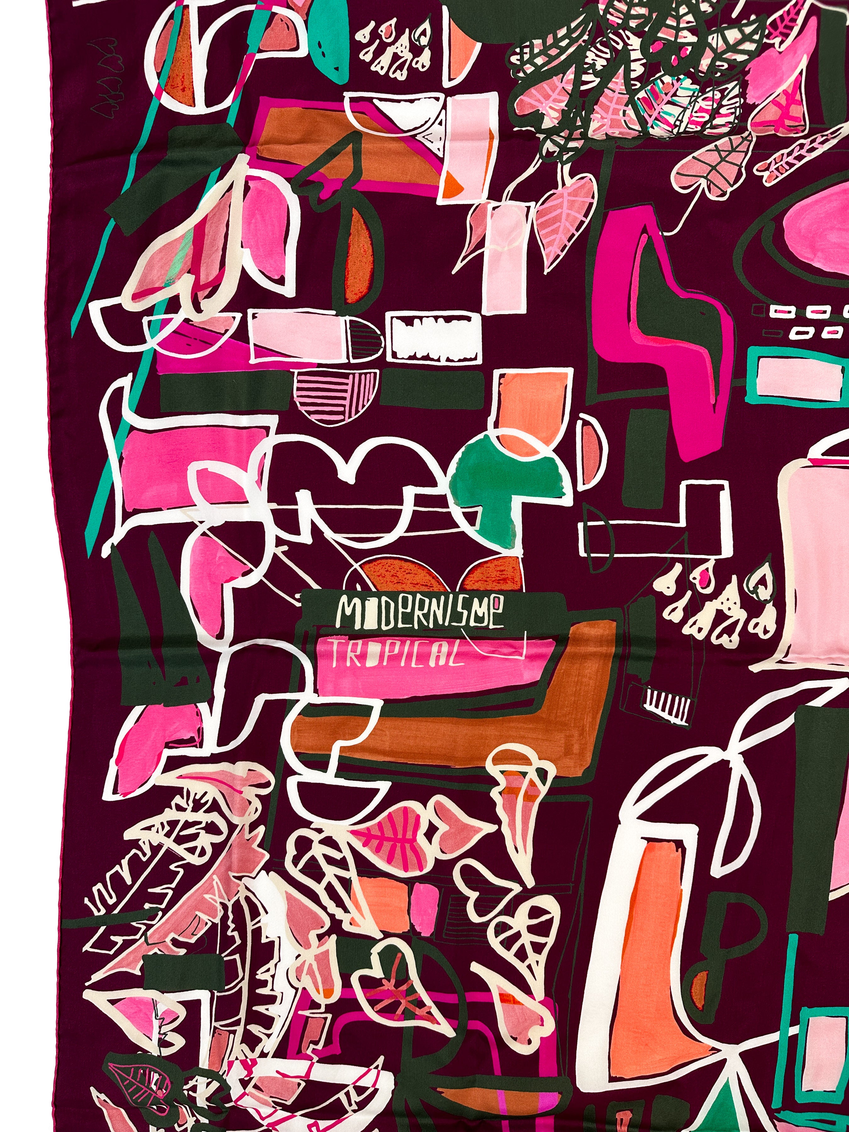 Hermès Modernisme Tropical Silk 140