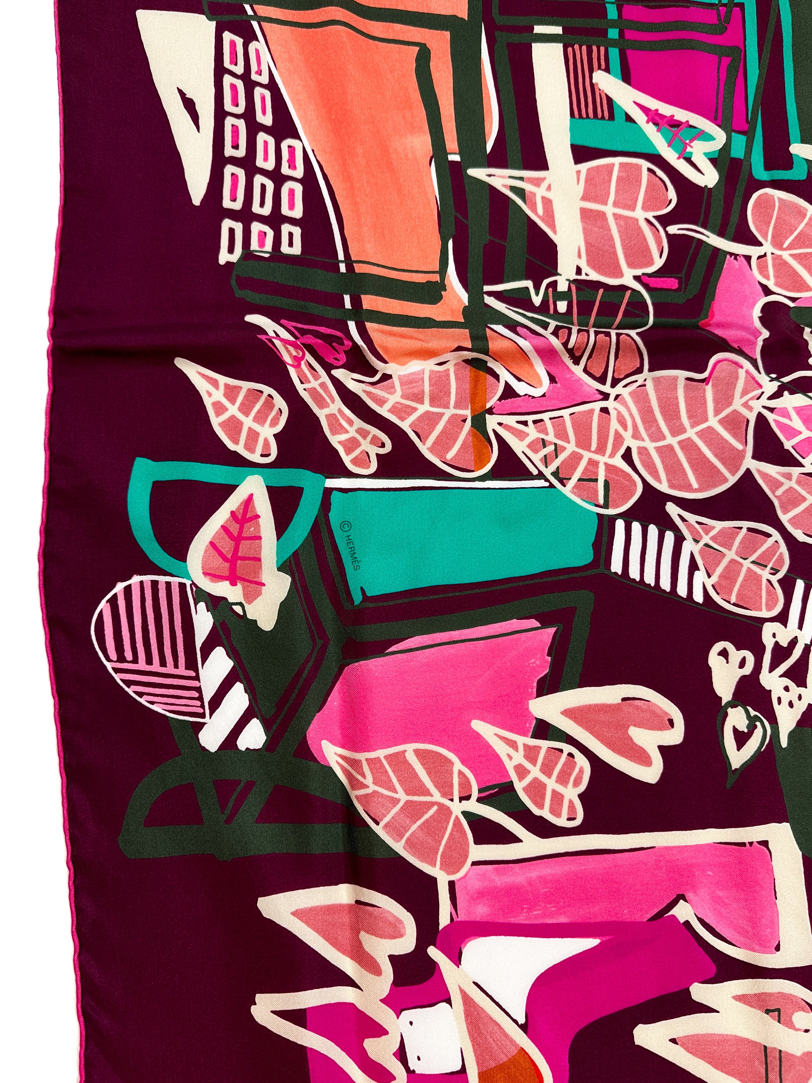 Hermès Modernisme Tropical Silk 140