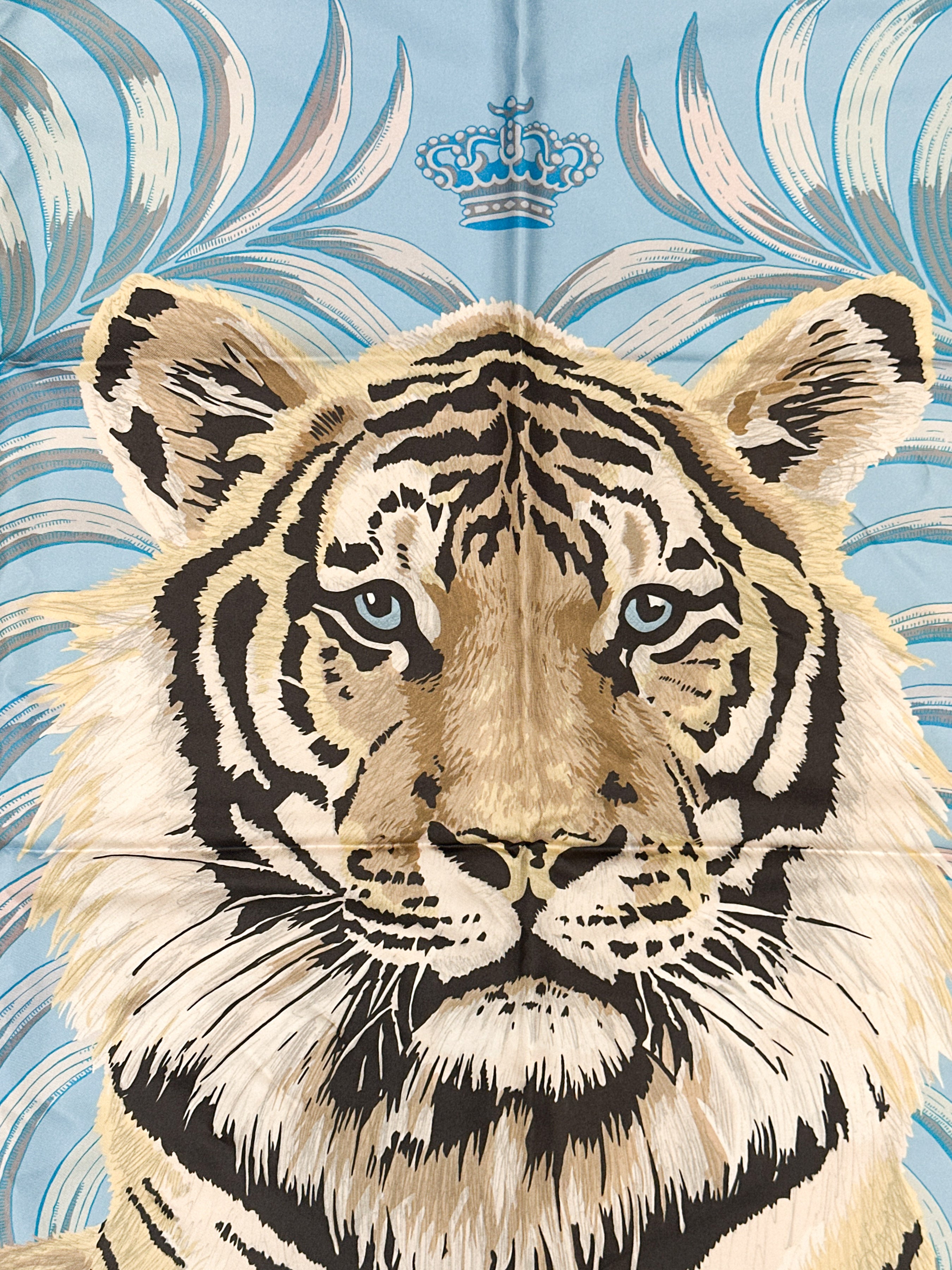 Hermès Tigre Royal Double Face 90