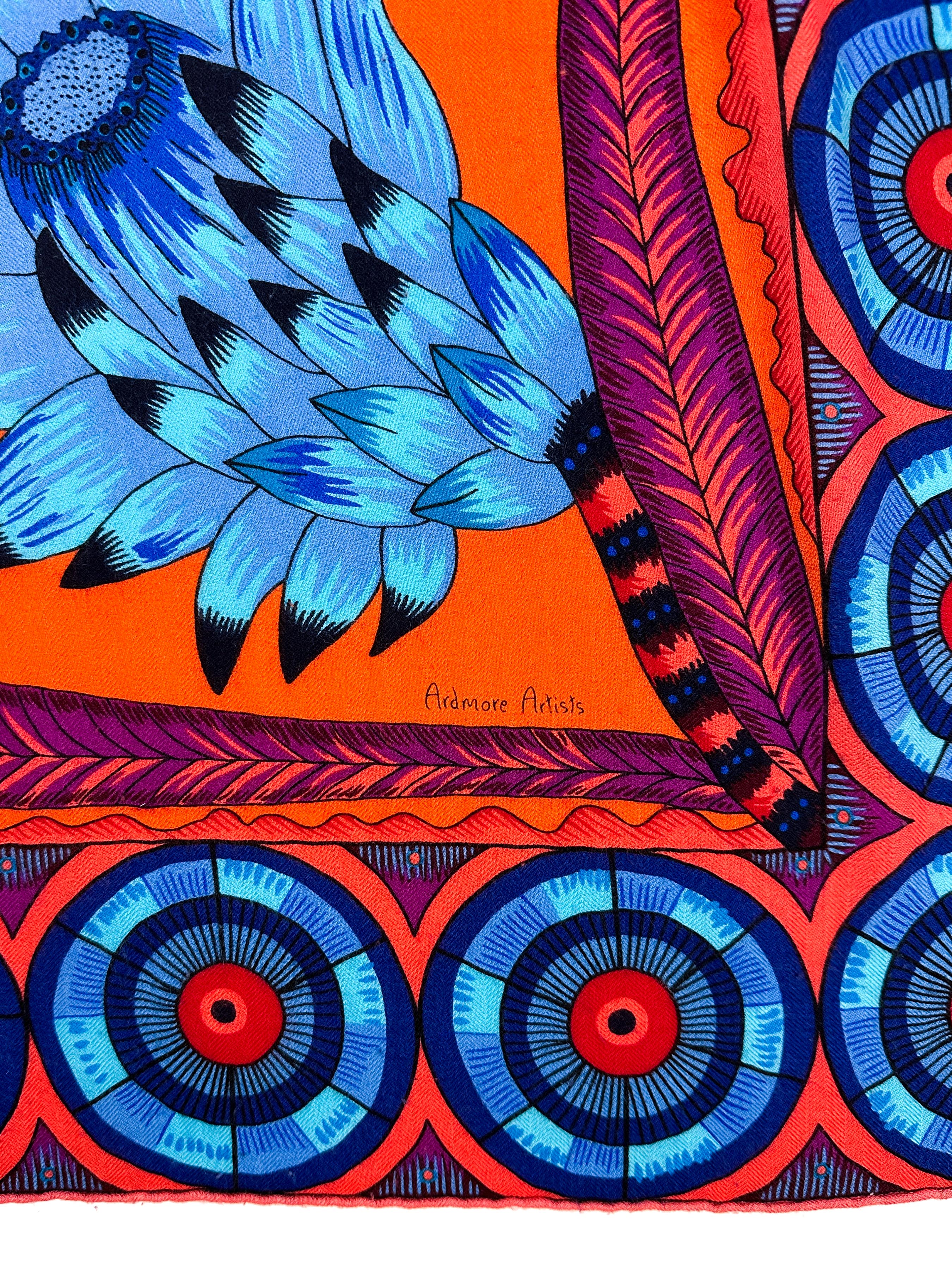 Hermès The Savana Dance Cashmere Silk 140
