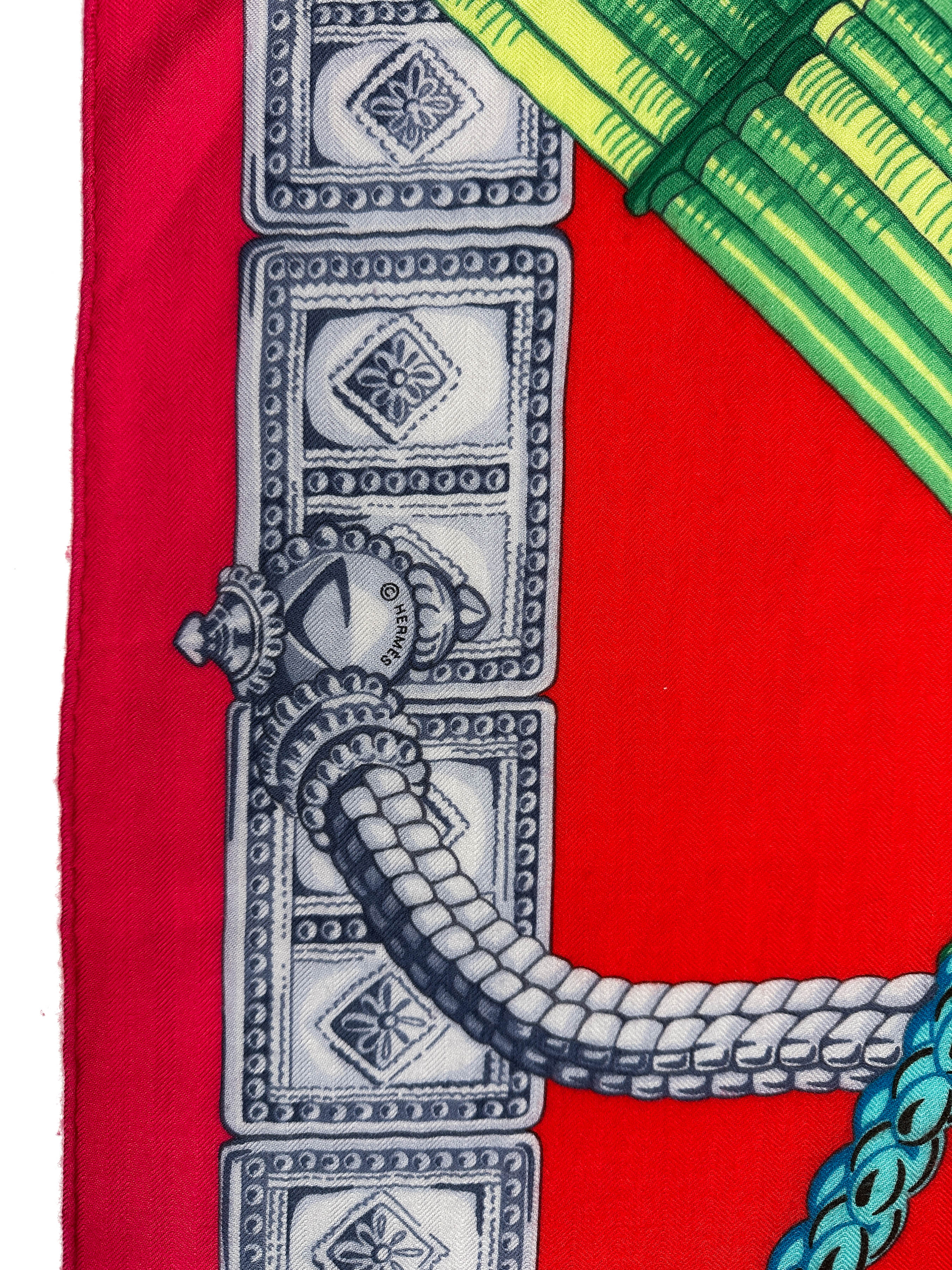 Hermès Centuries et Liens Cashmere Silk 140