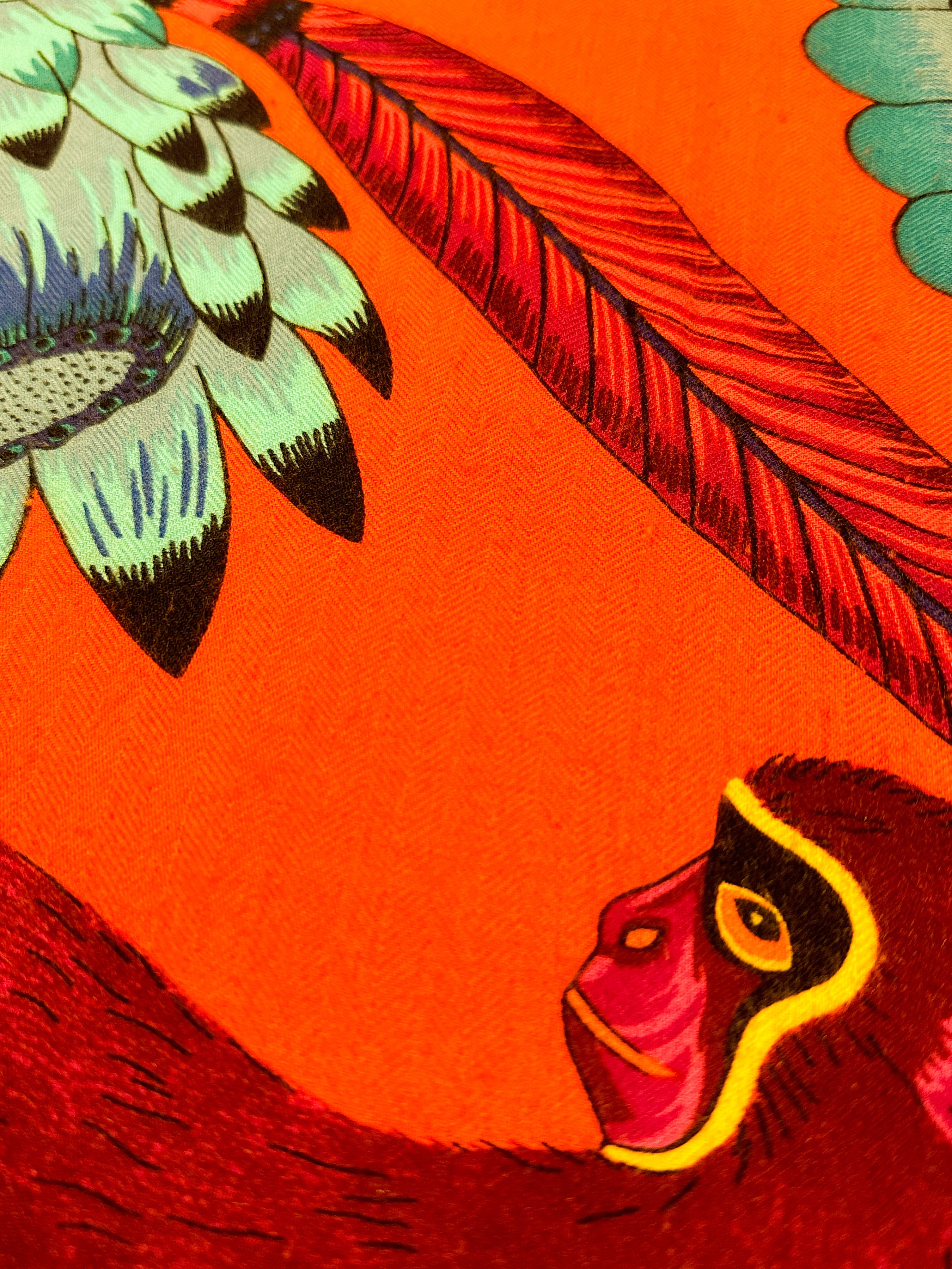 Hermès The Savana Dance Cashmere Silk 140