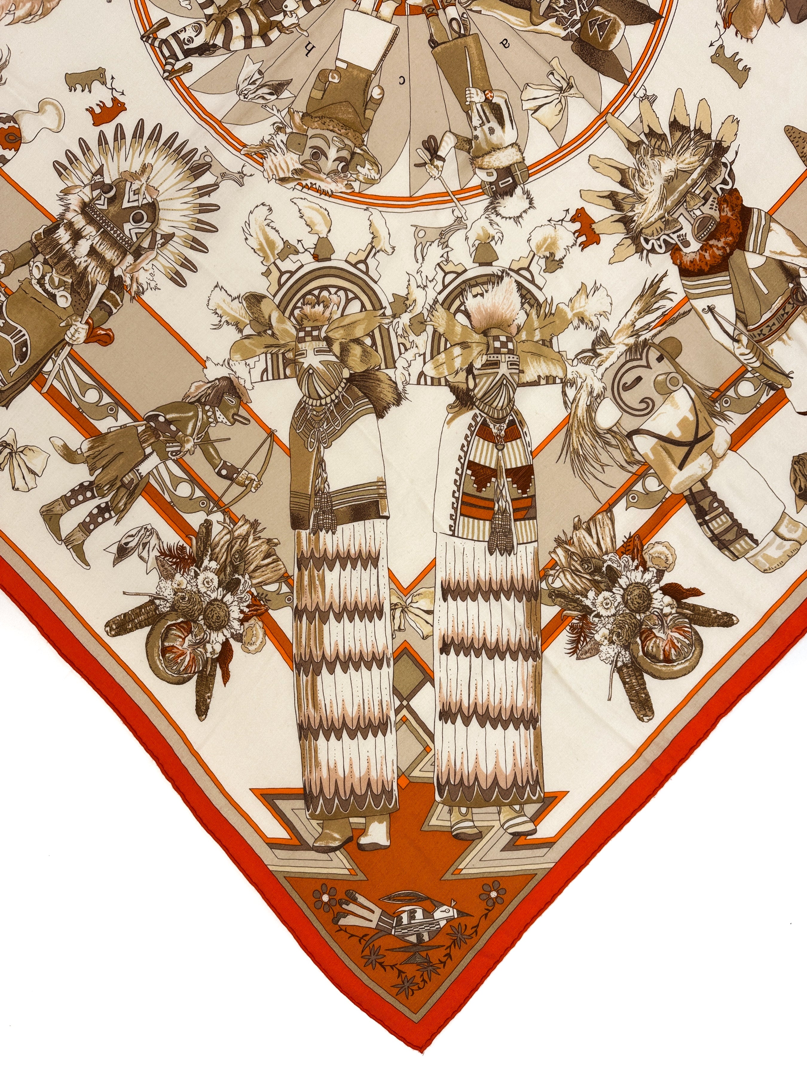 Hermès Kachinas Cashmere Silk 140