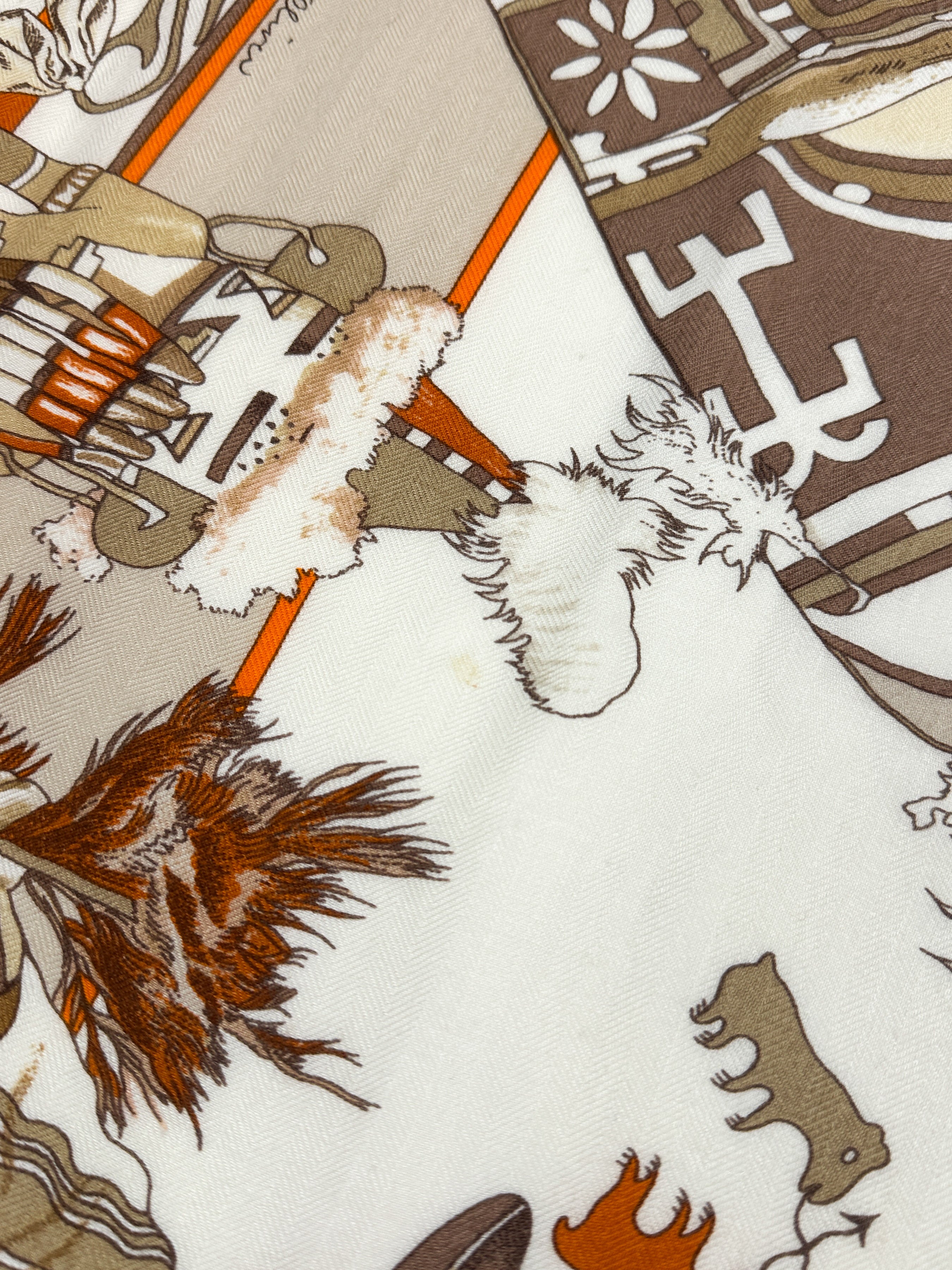 Hermès Kachinas Cashmere Silk 140