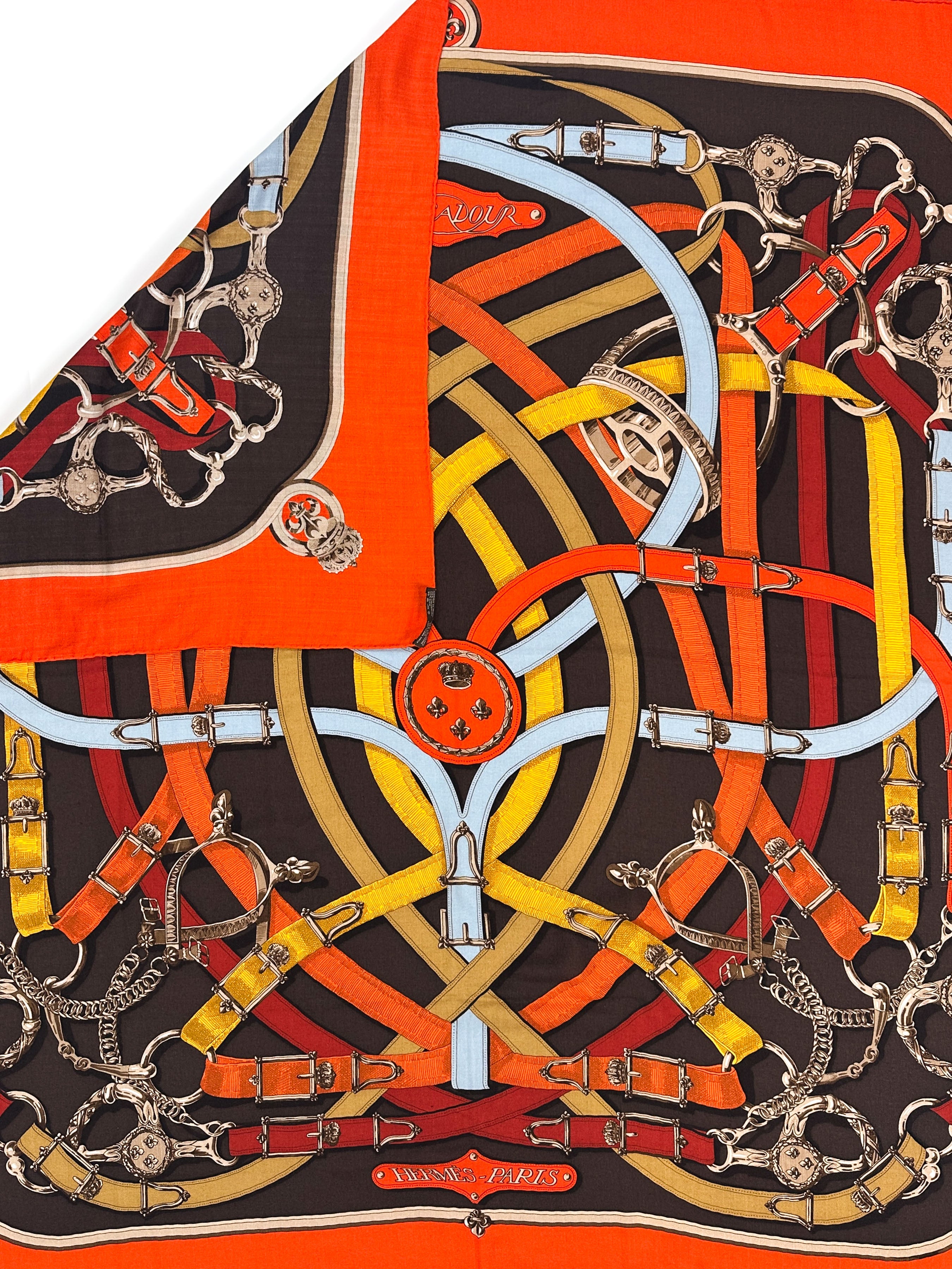 Hermès Cavalcadour Cashmere Silk 140