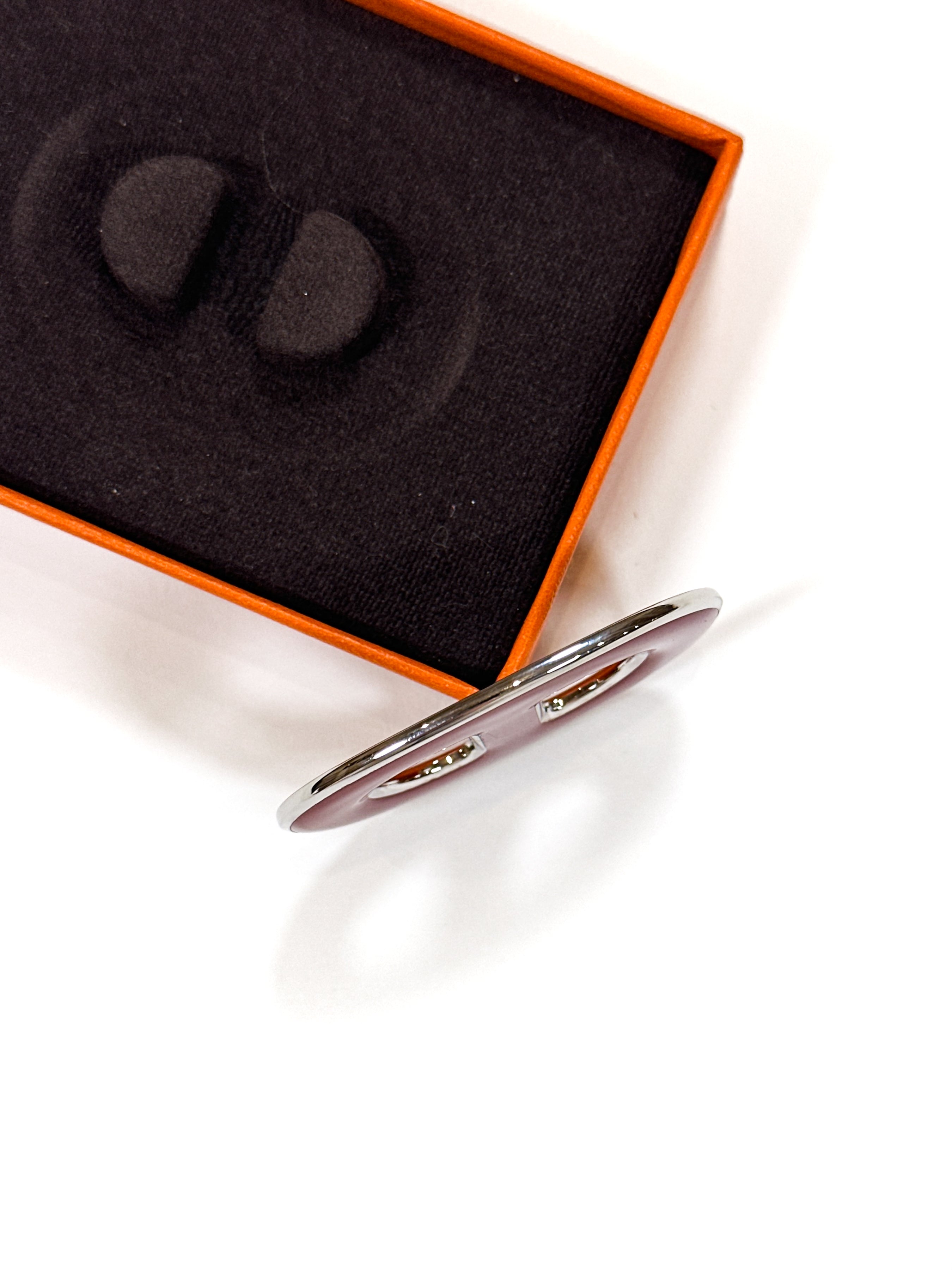 Hermès Chaine d'Ancre 70 Enamel Scarf Ring
