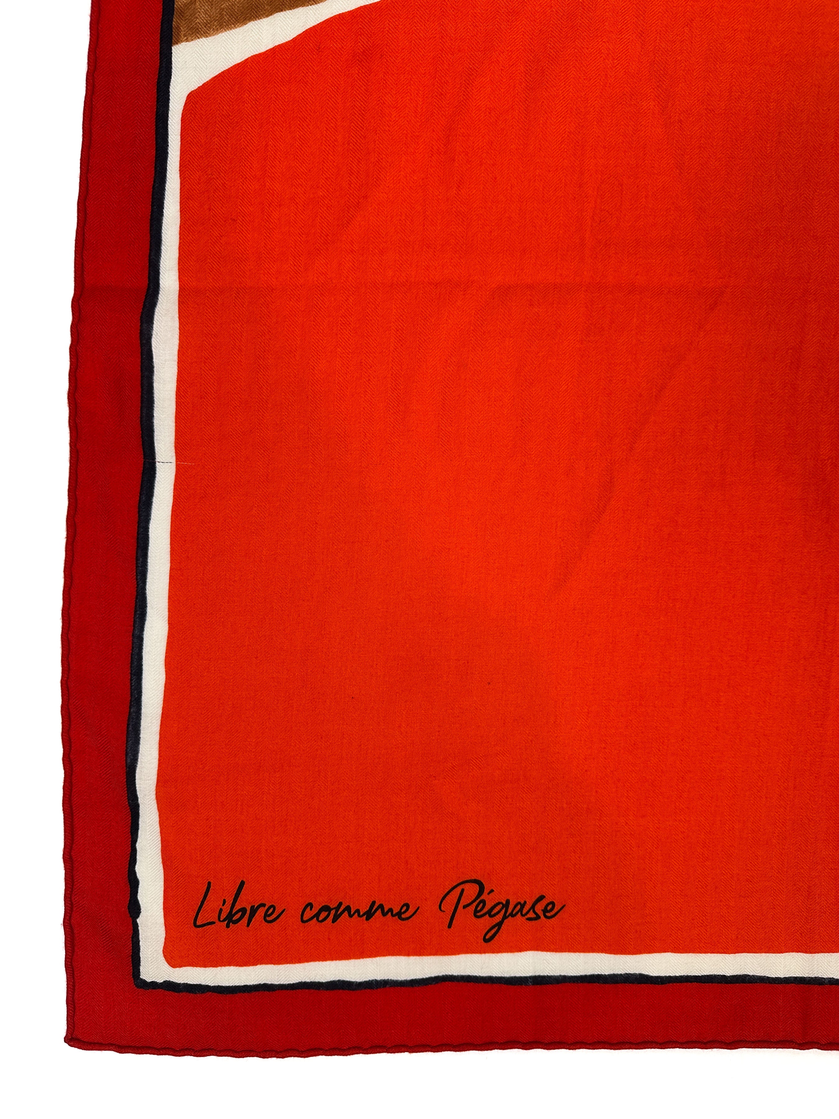 Hermès Libre Comme Pegase Cashmere Silk 140