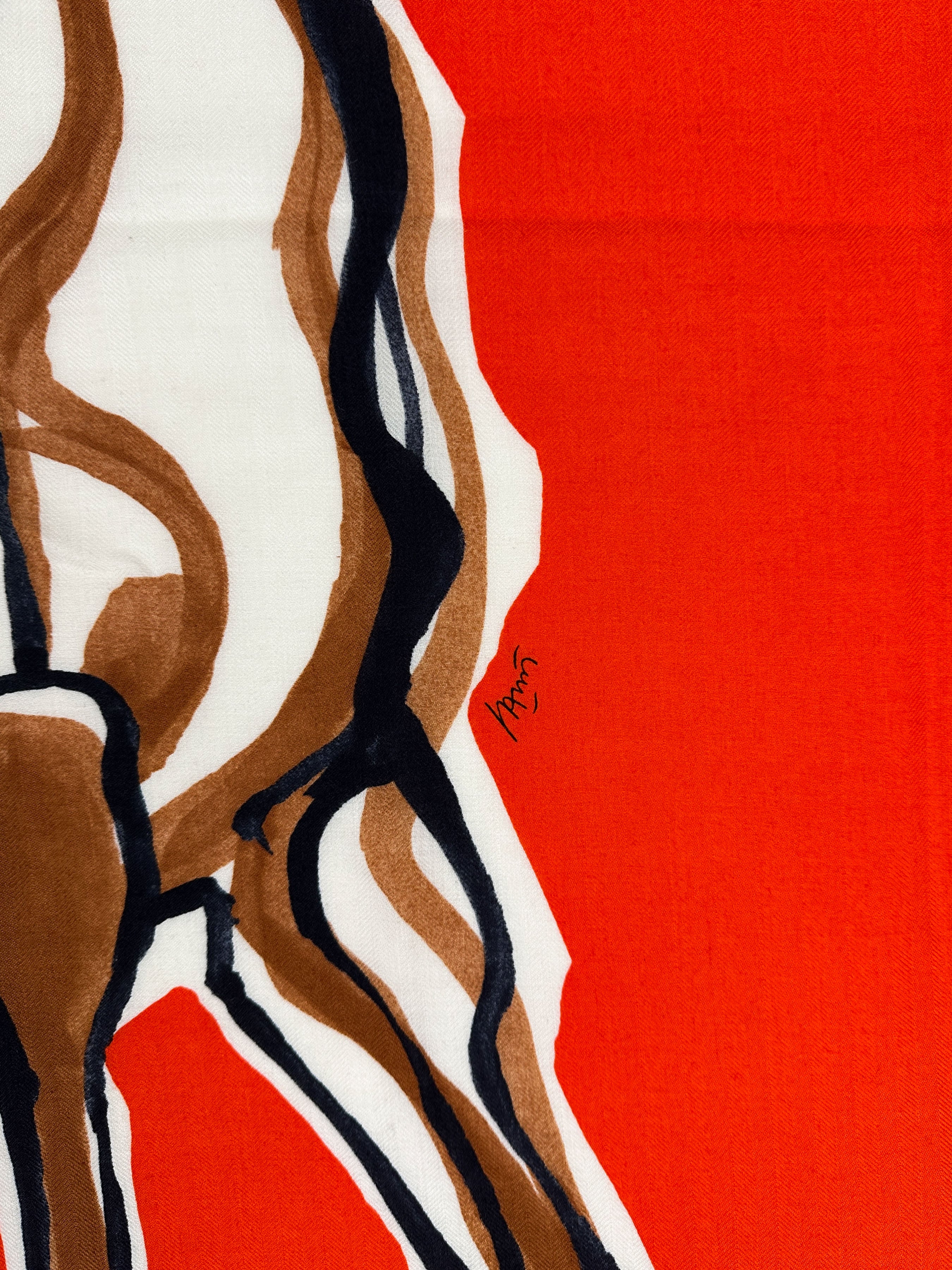 Hermès Libre Comme Pegase Cashmere Silk 140
