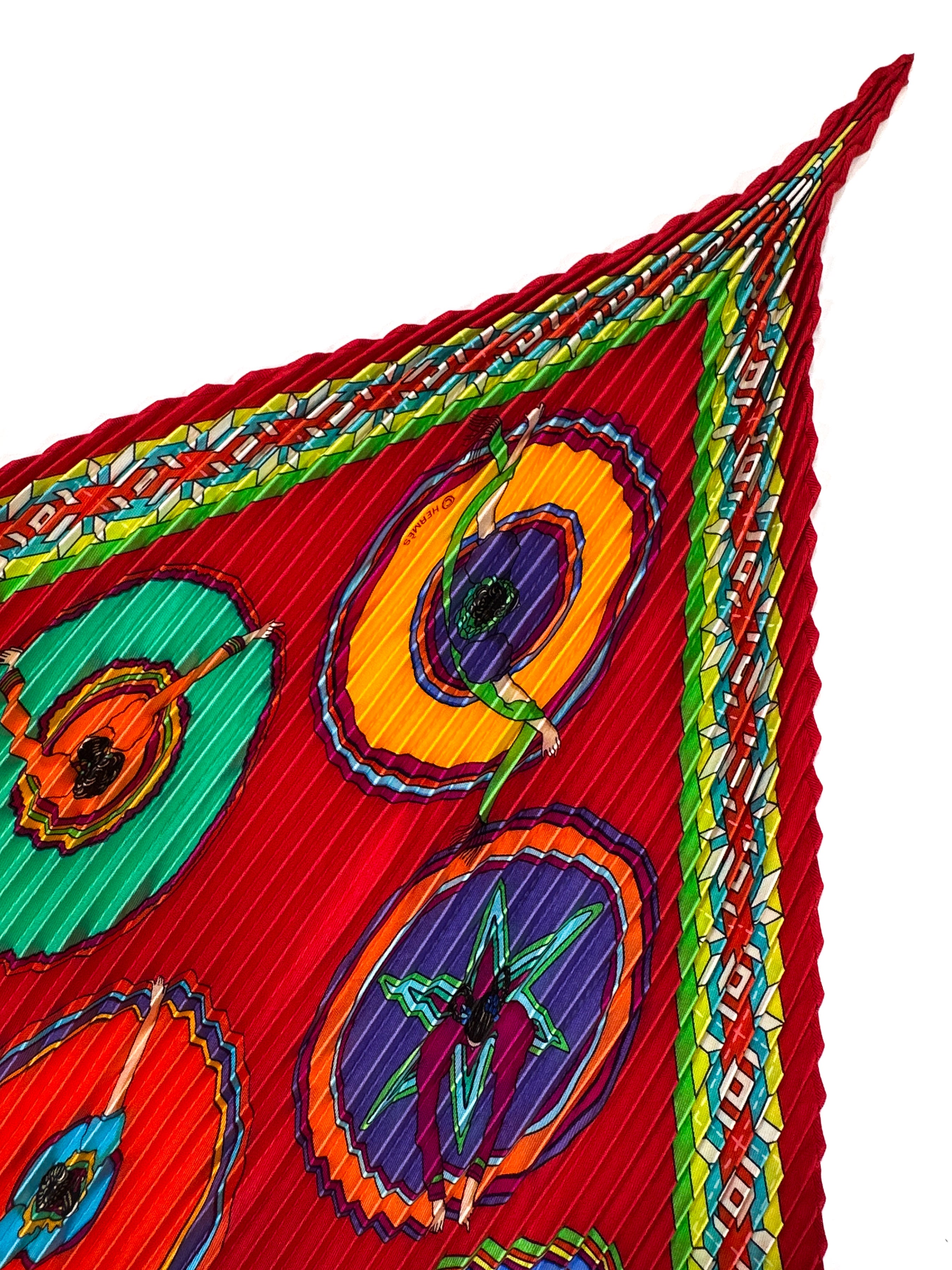 Hermès Belles du Mexique Plissé 90