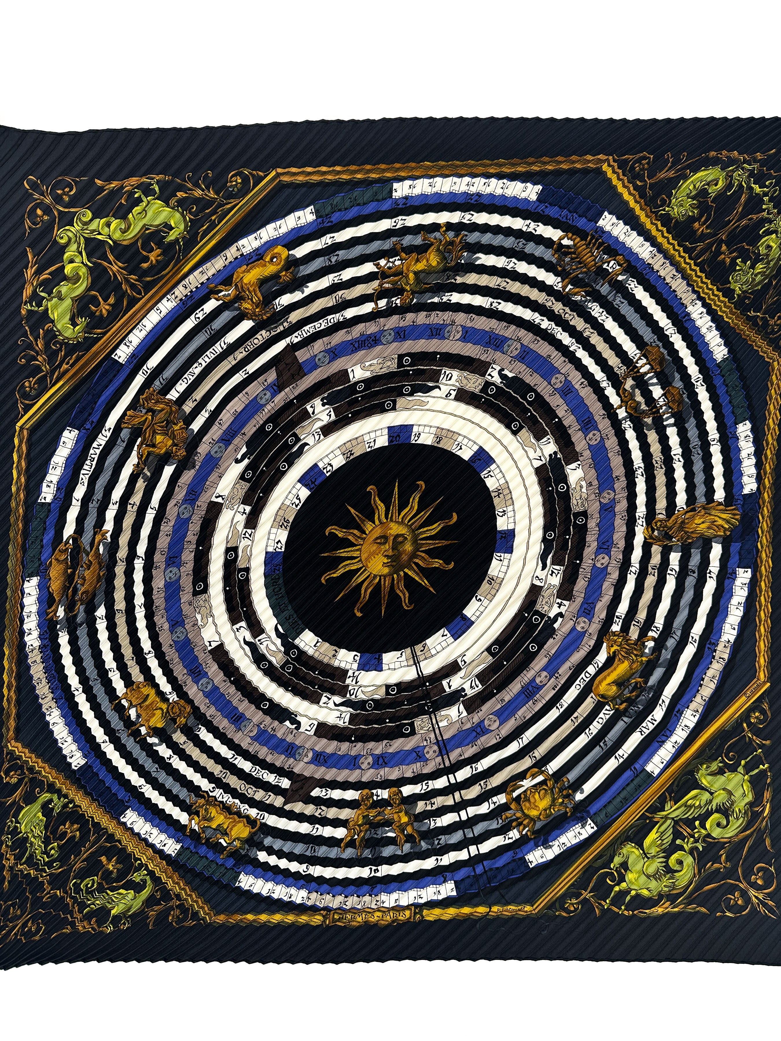 Hermès Astrologie Plissé 90