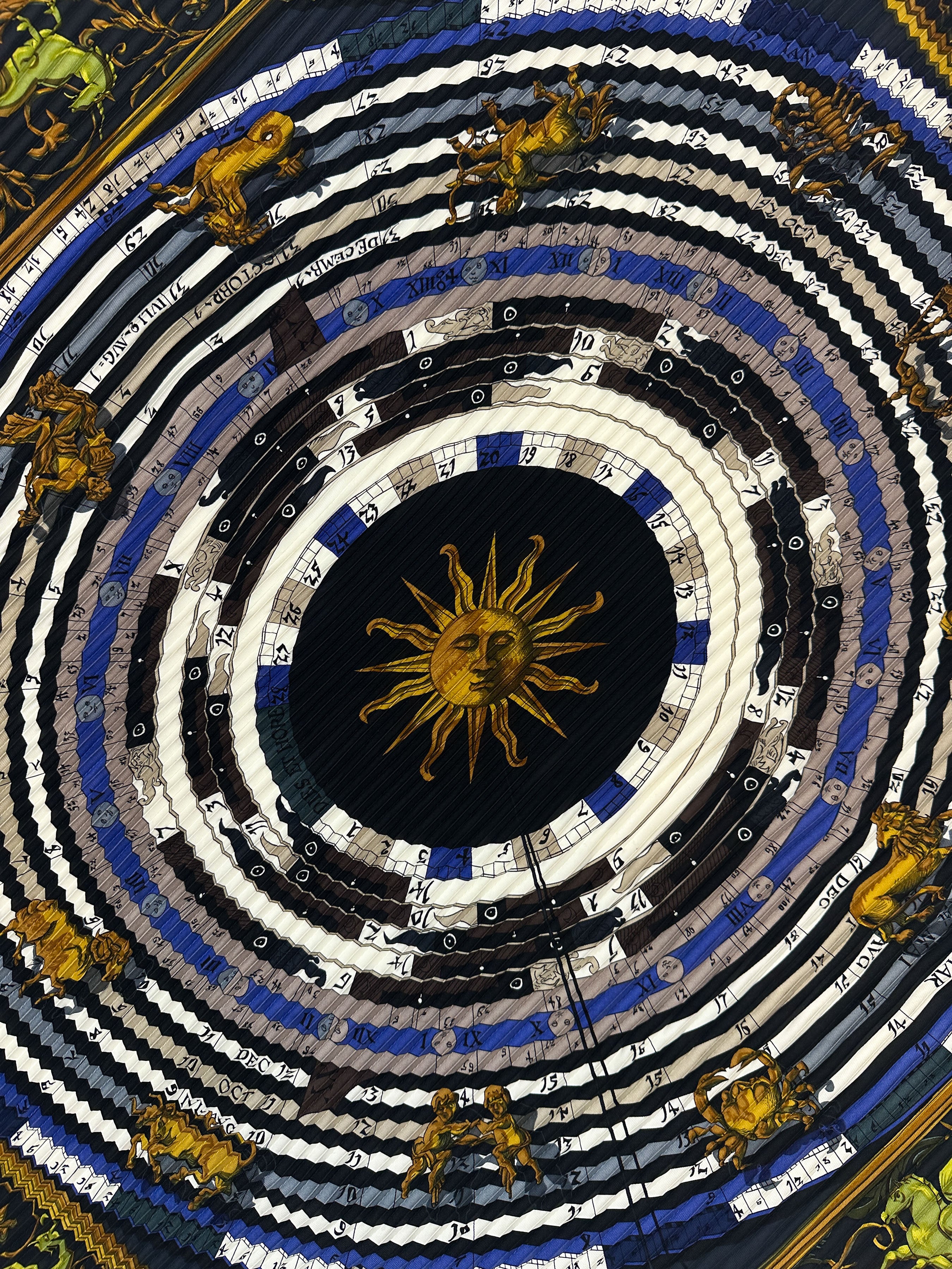 Hermès Astrologie Plissé 90