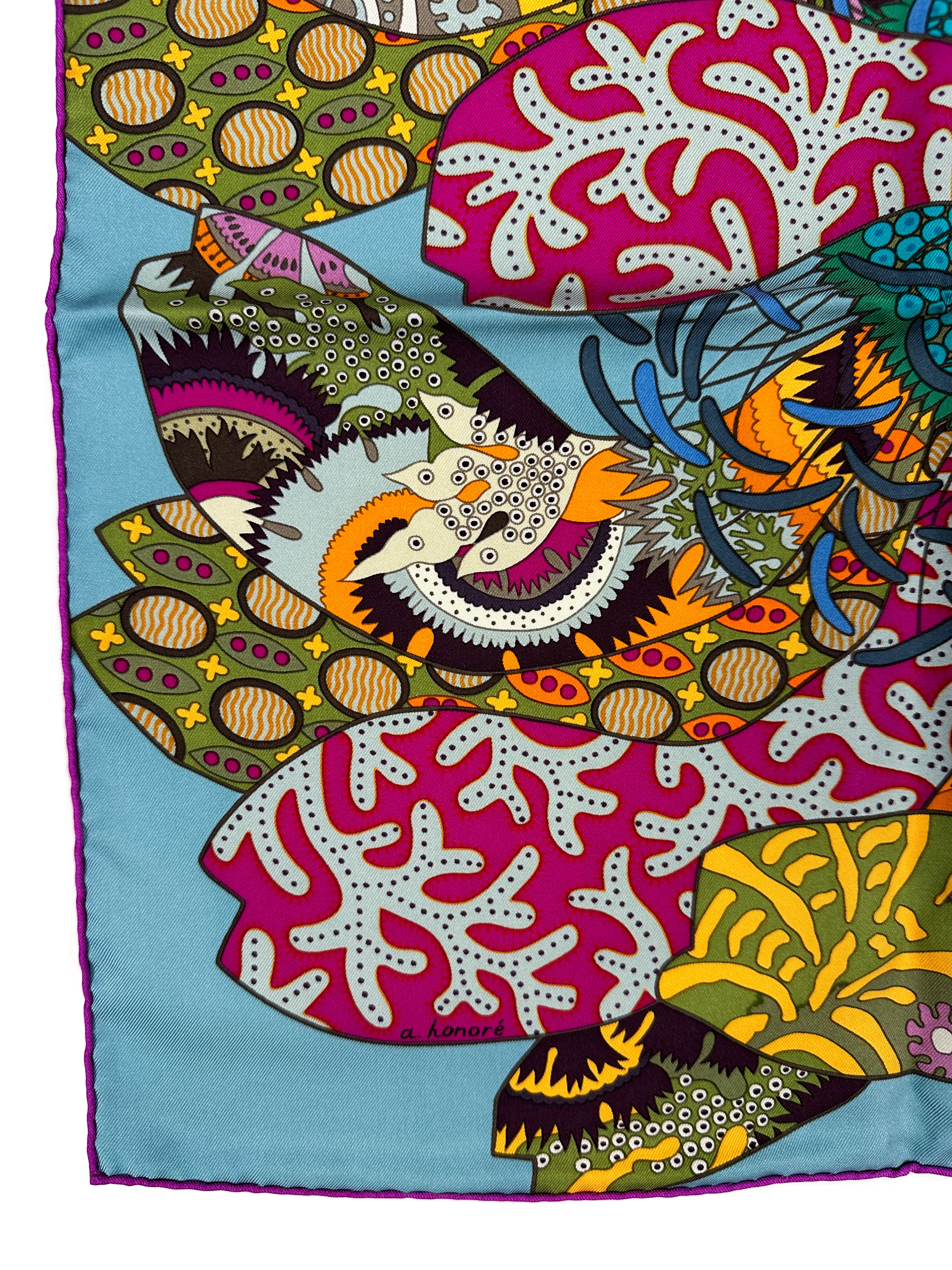 Hermès Fleurs d'indiennes 90