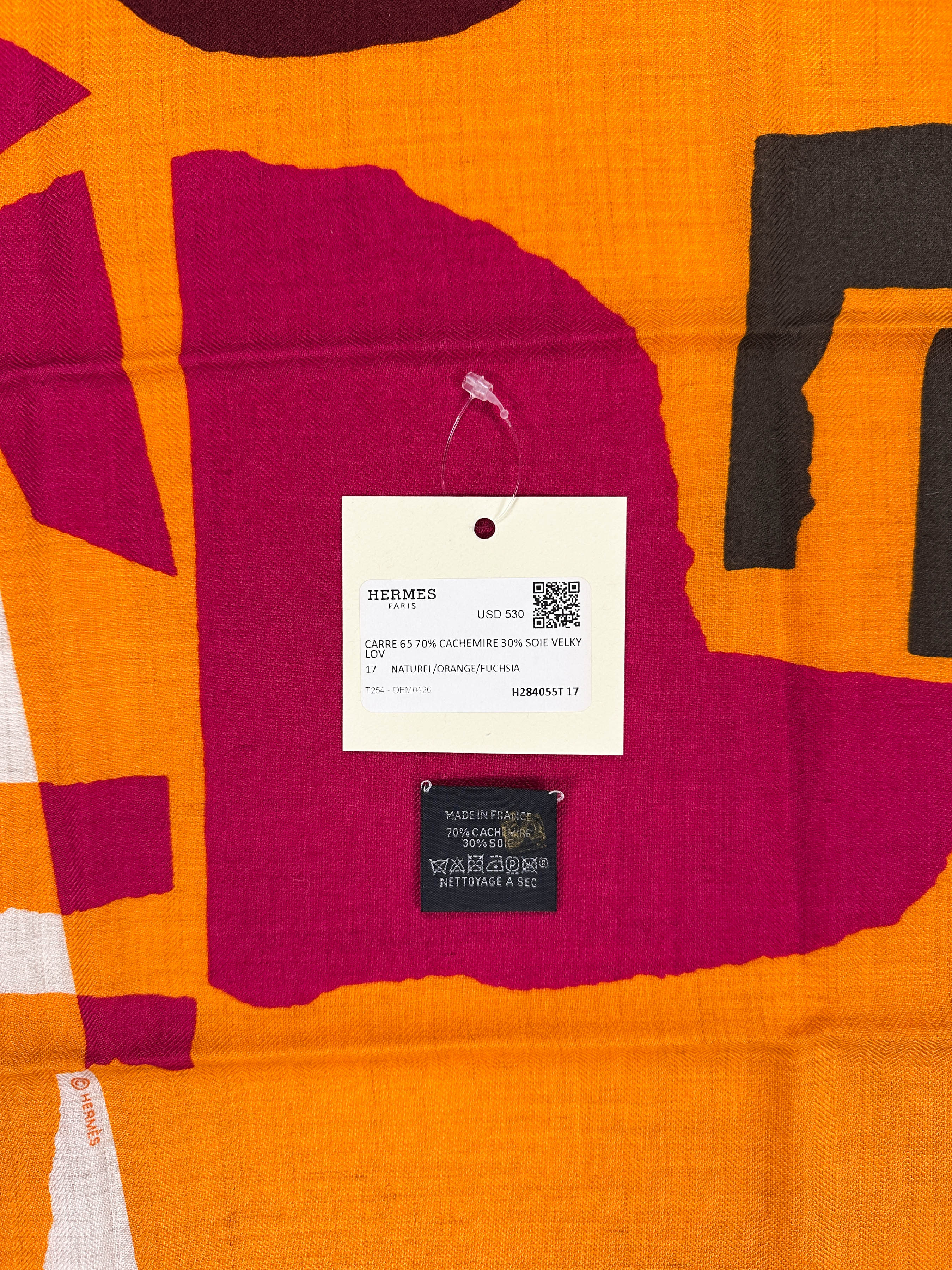 Hermès Velký Lov Fringe Cashmere Silk 100