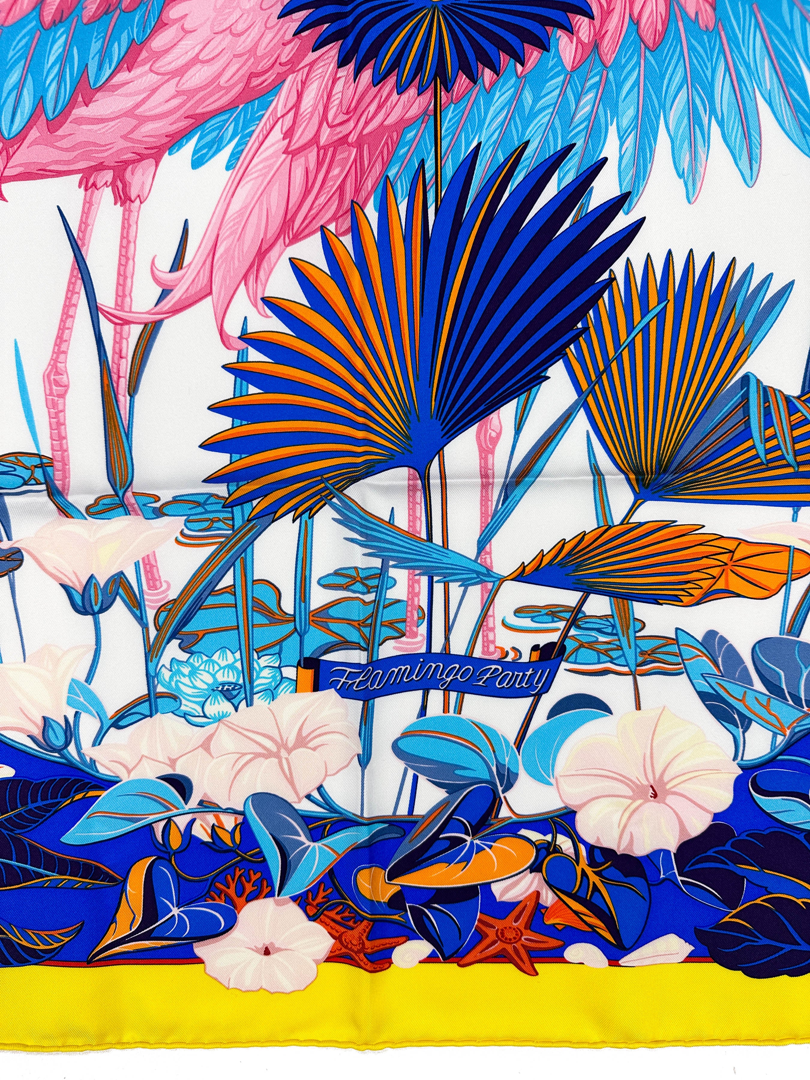 Hermès Flamingo Party 90