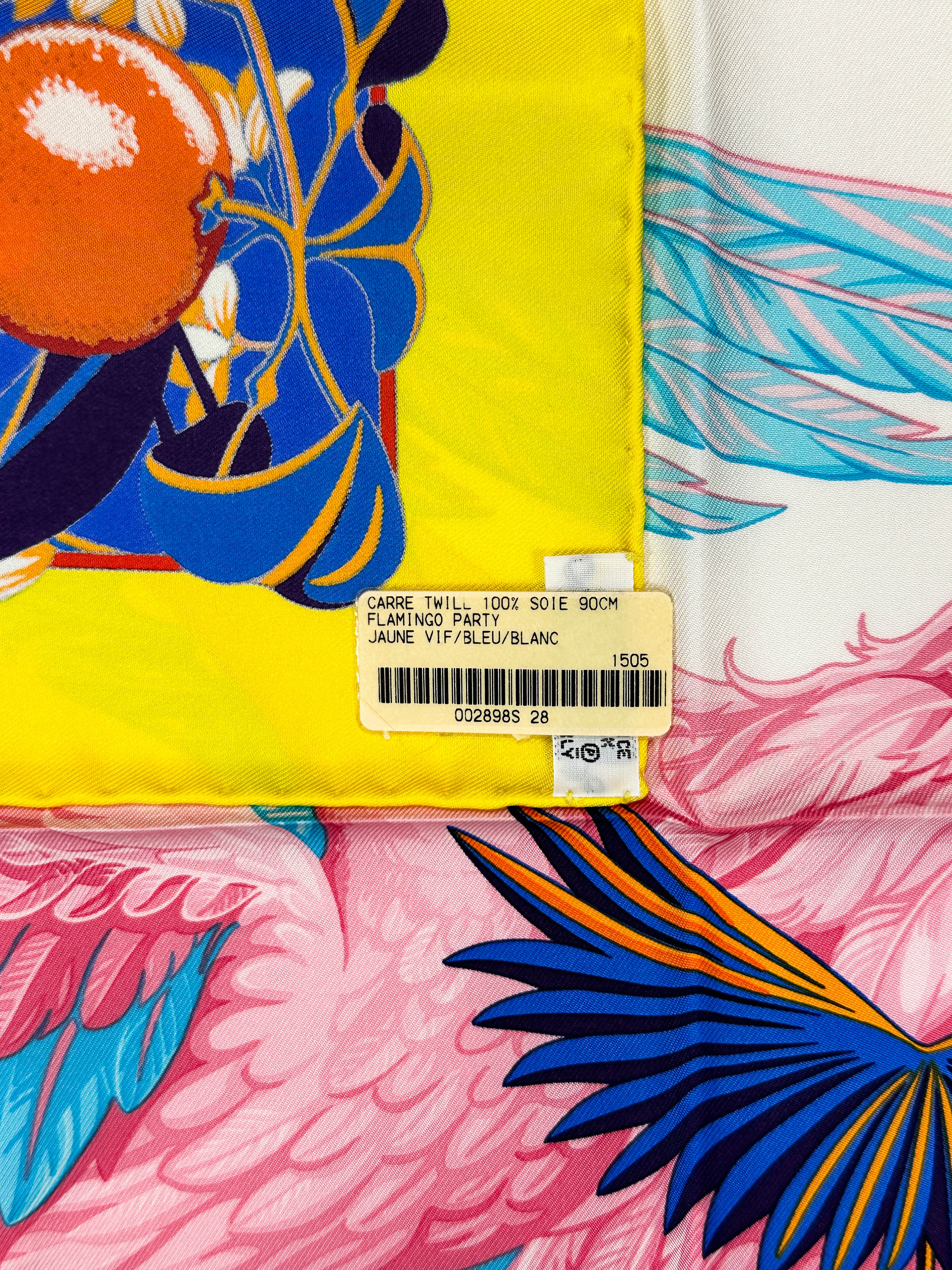 Hermès Flamingo Party 90