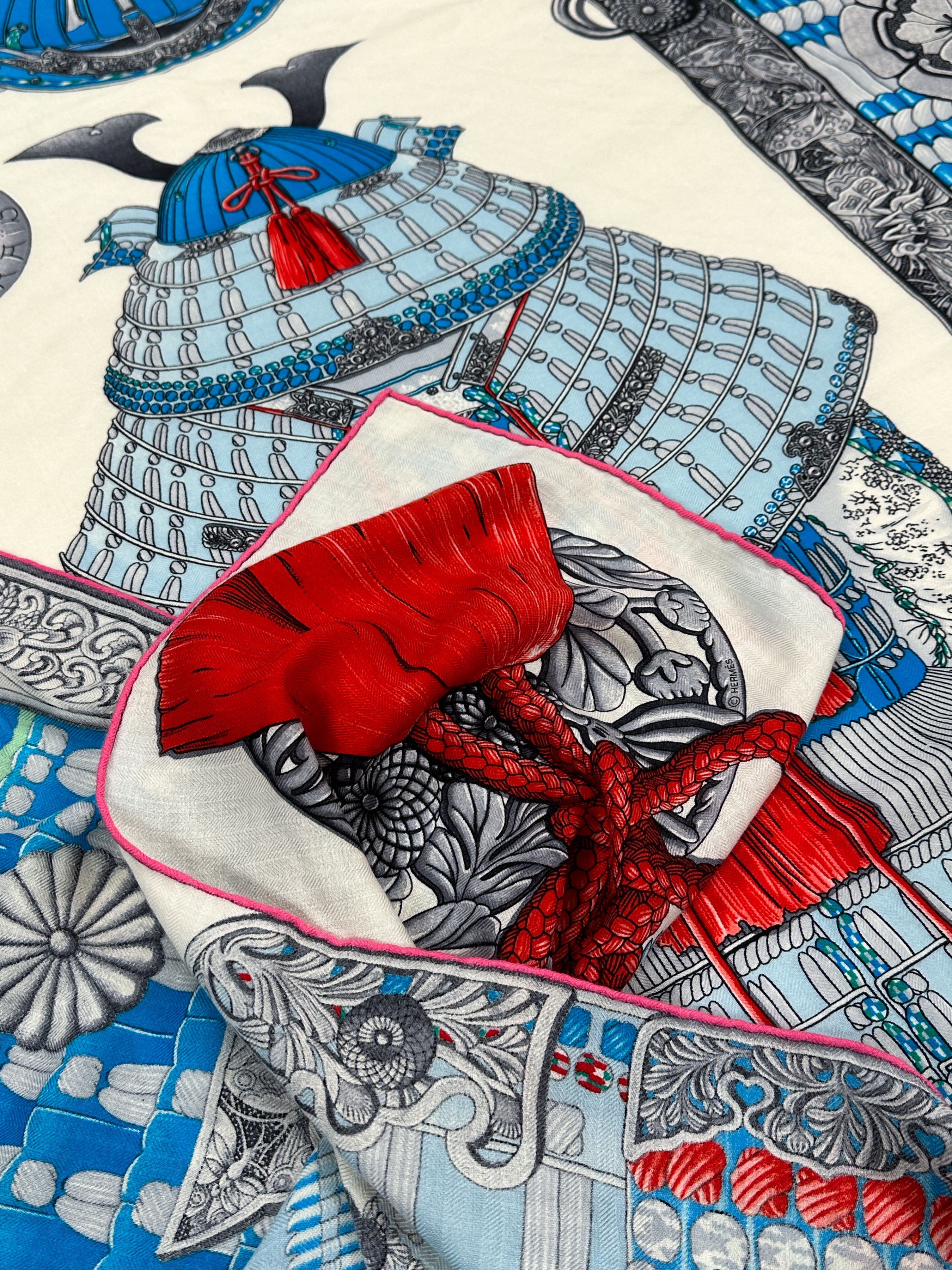 Hermès Parures de Samourais Cashmere Silk 140