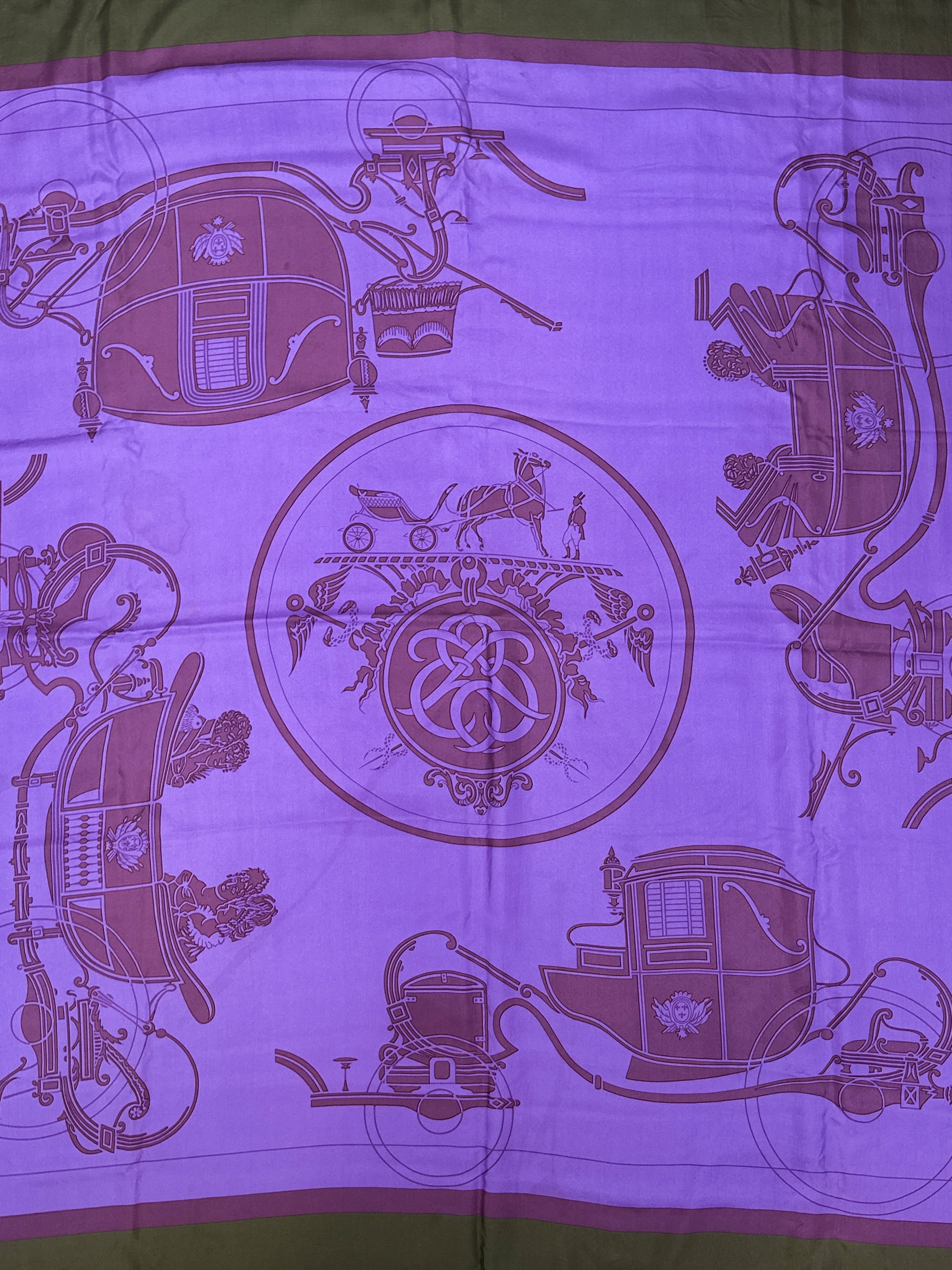 Hermès Ex-Libris Dip-Dye Silk 140