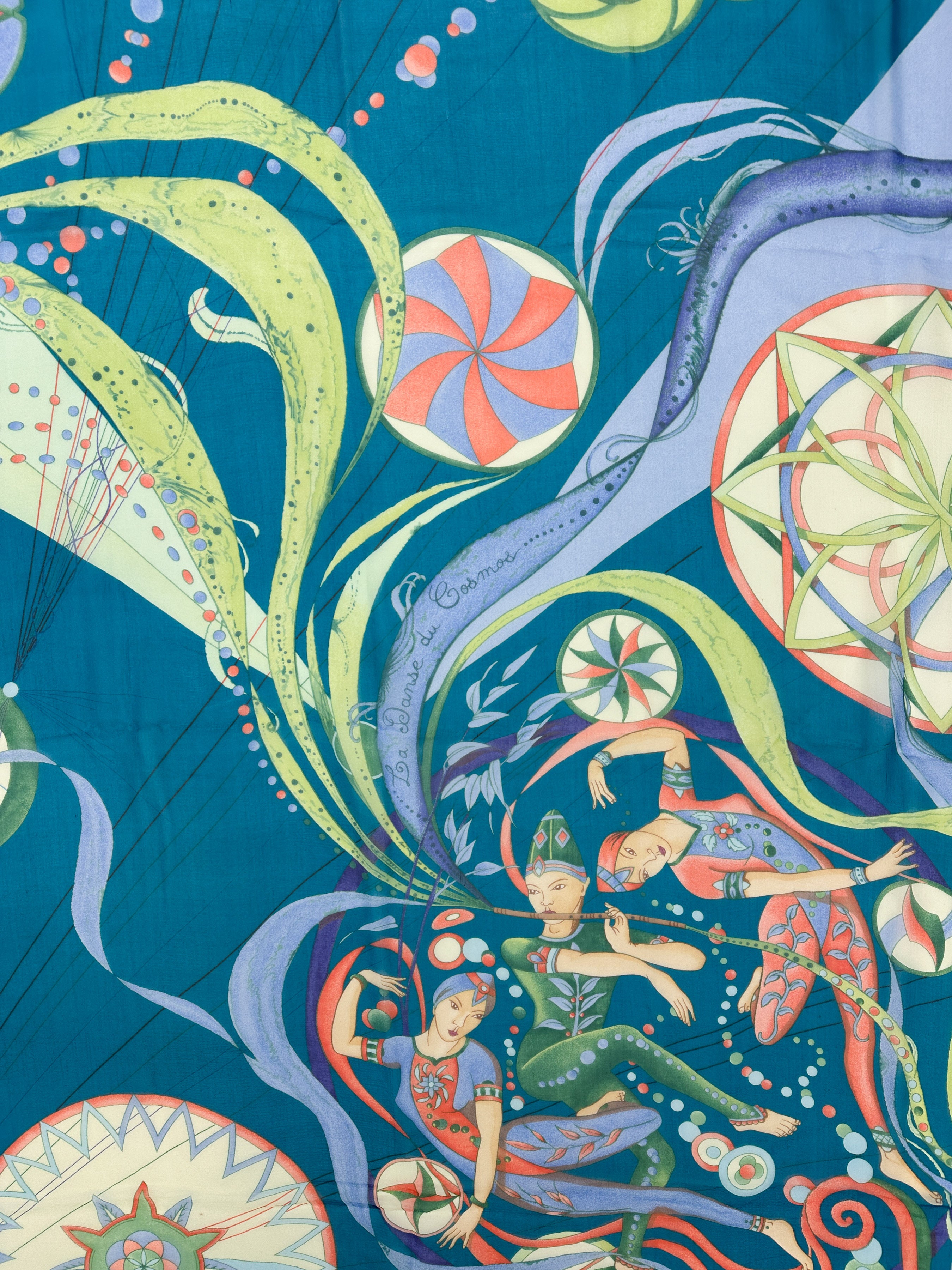 Hermès La Danse du Cosmos Mousseline 140