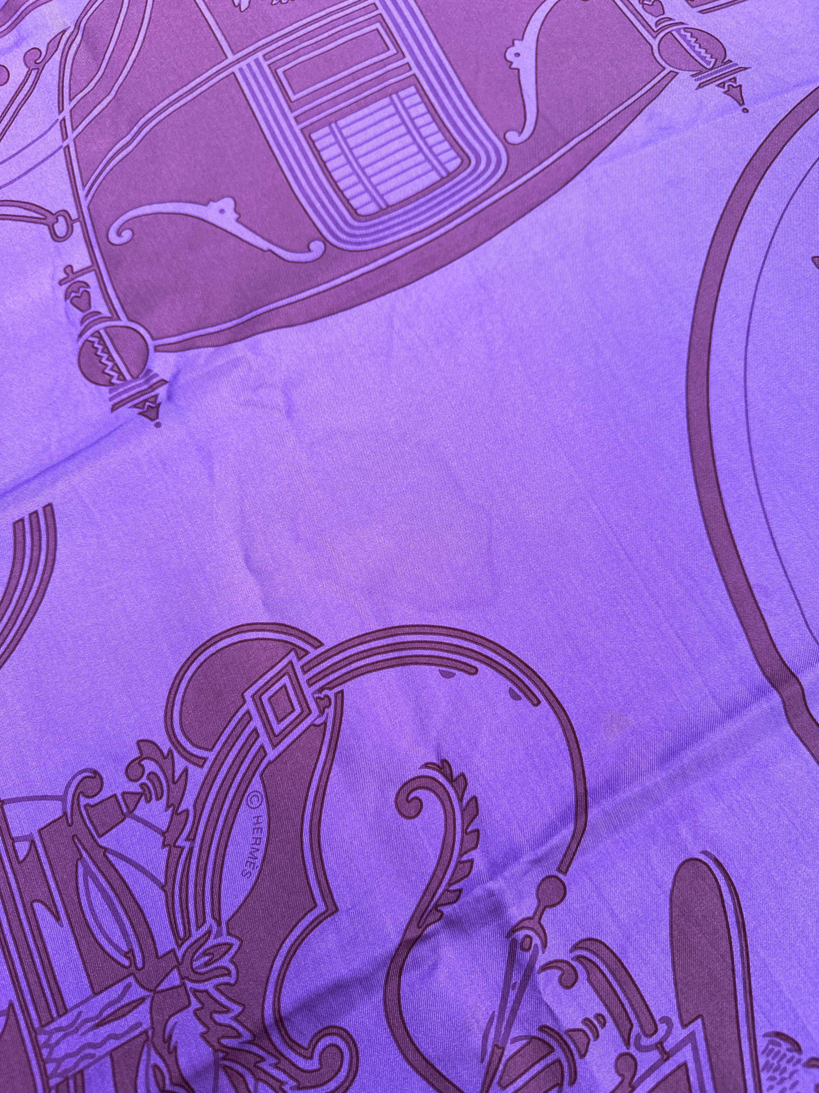 Hermès Ex-Libris Dip-Dye Silk 140