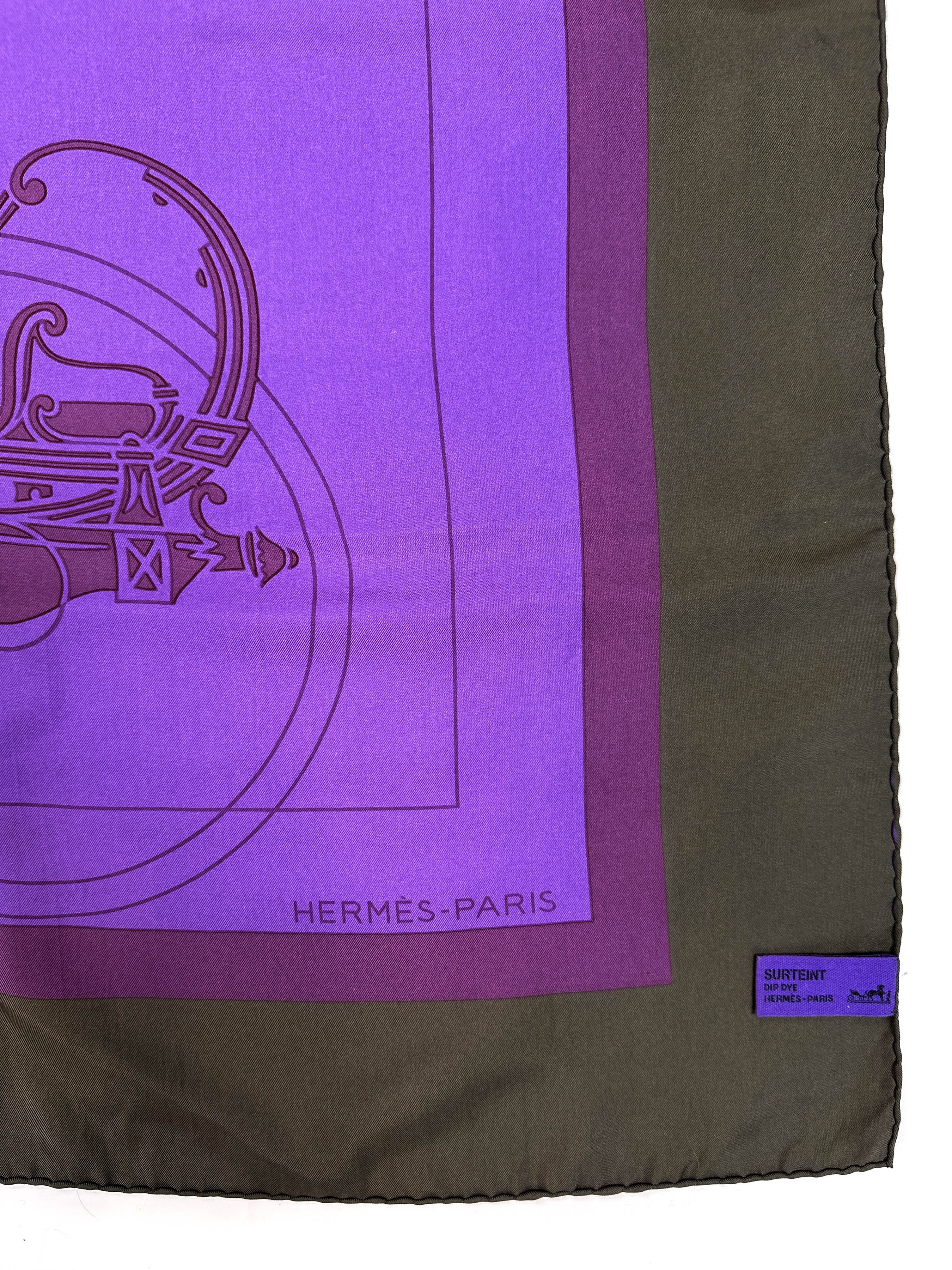 Hermès Ex-Libris Dip-Dye Silk 140