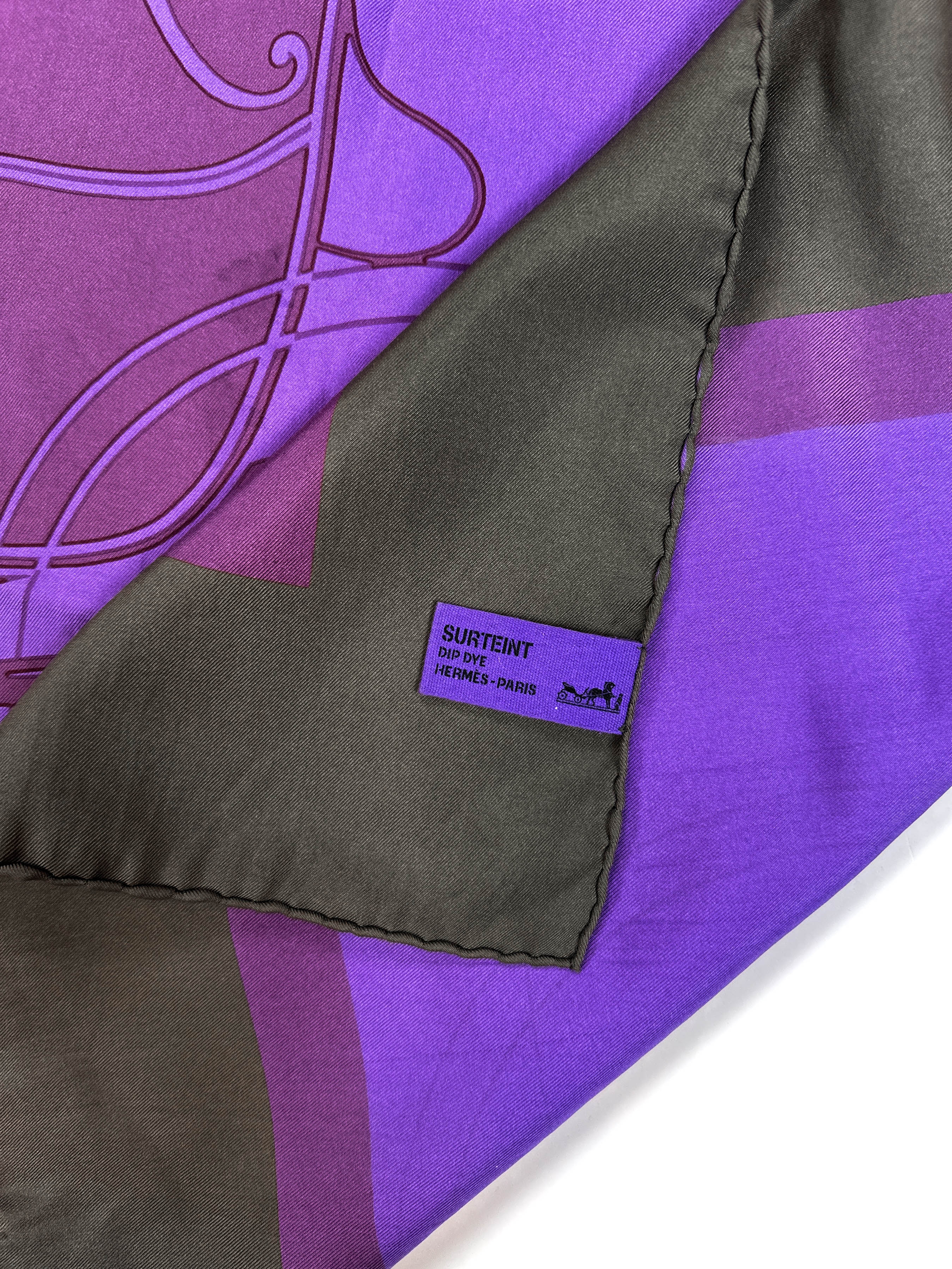 Hermès Ex-Libris Dip-Dye Silk 140