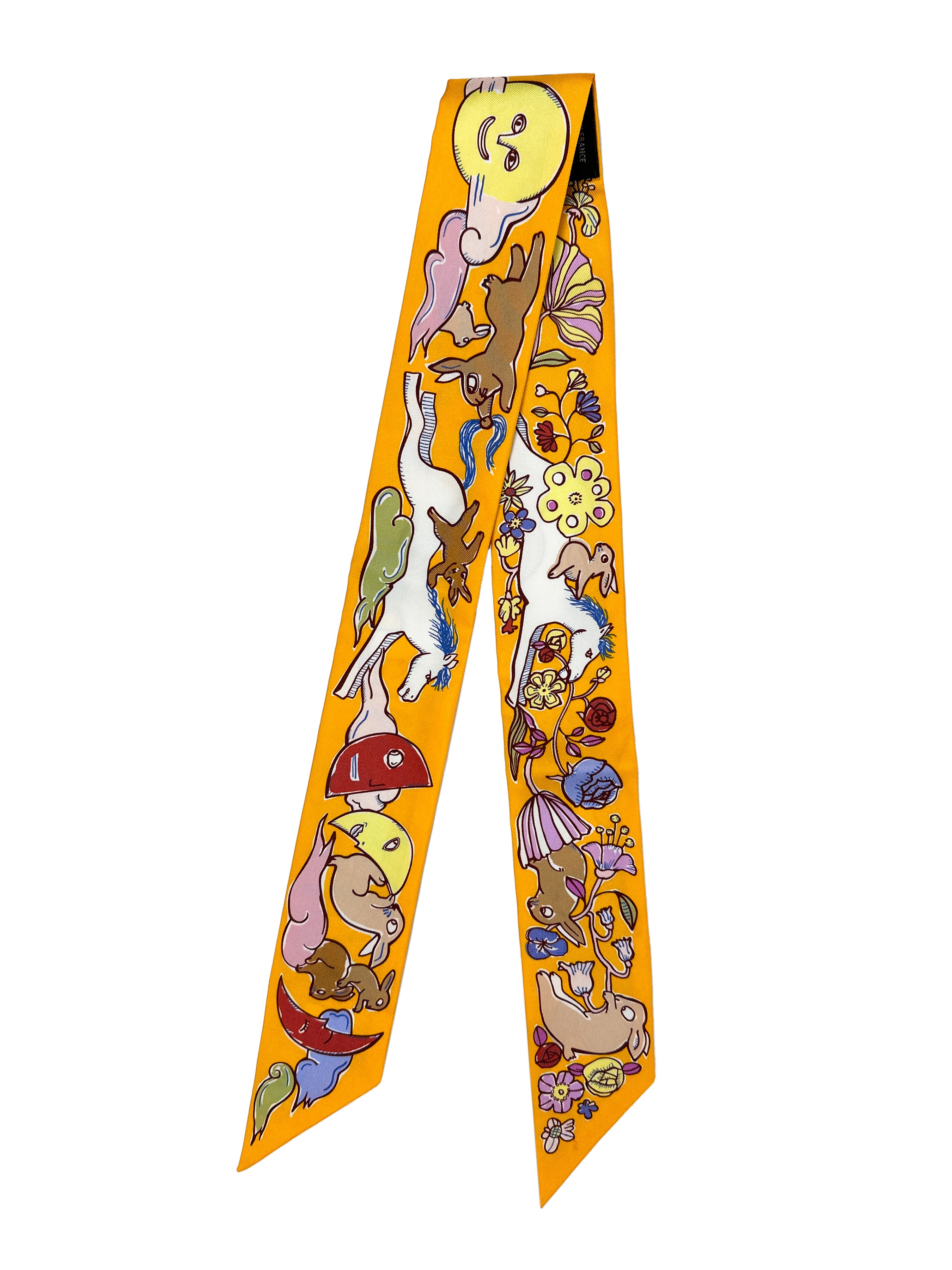 Hermès Mille et Un Lapins Twilly