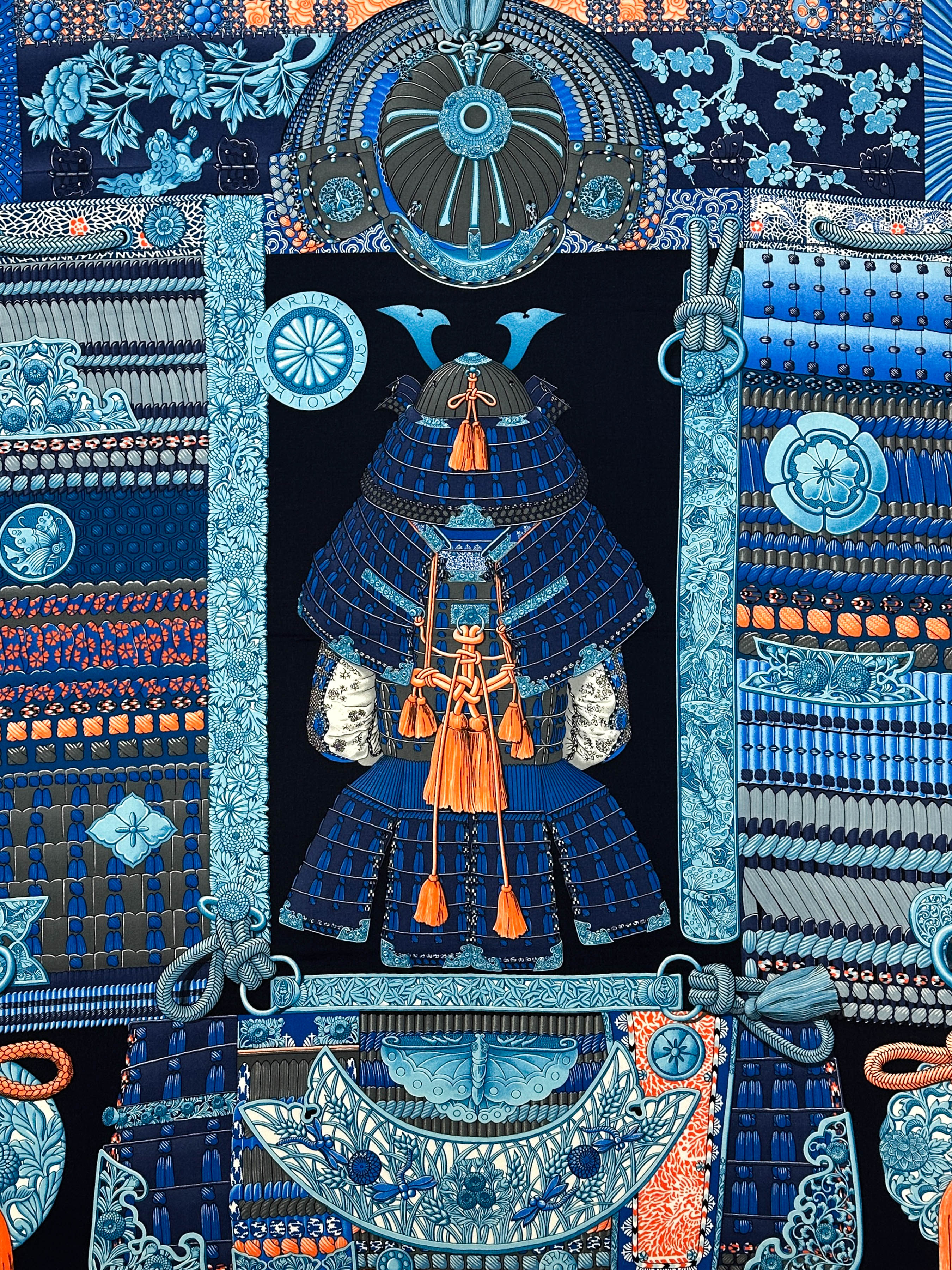Hermès Parures de Samourais Cashmere Silk 140