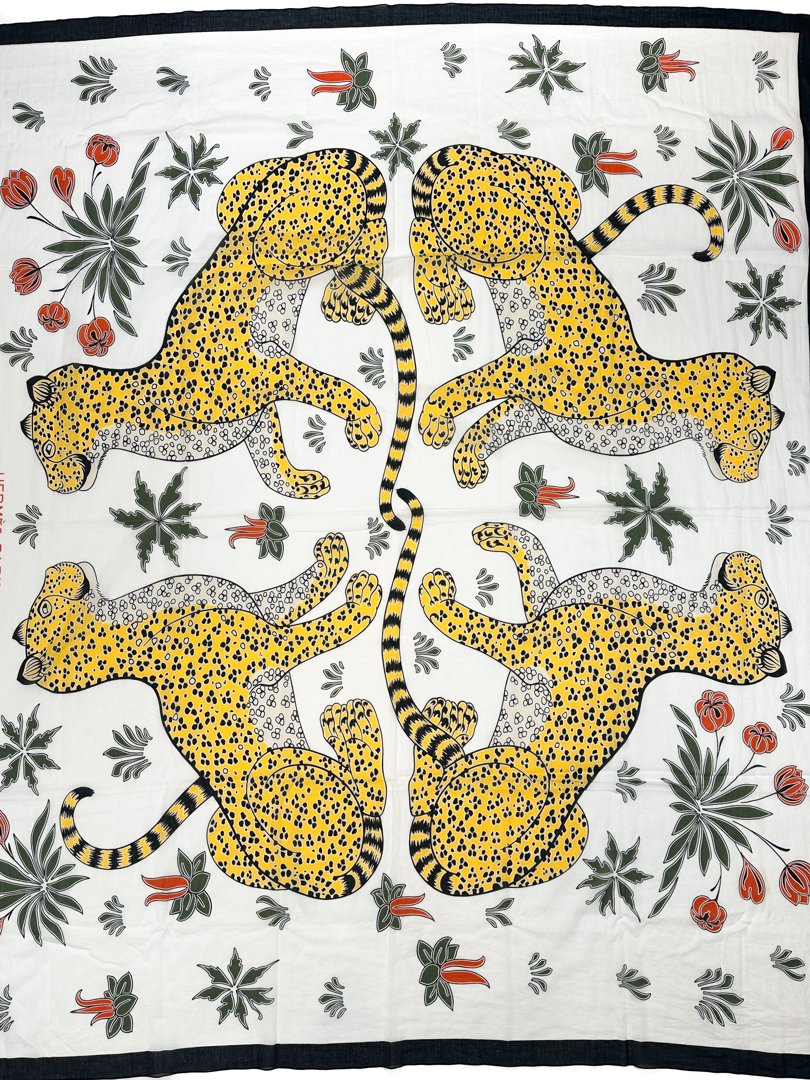 Hermès Les Leopards Pareo